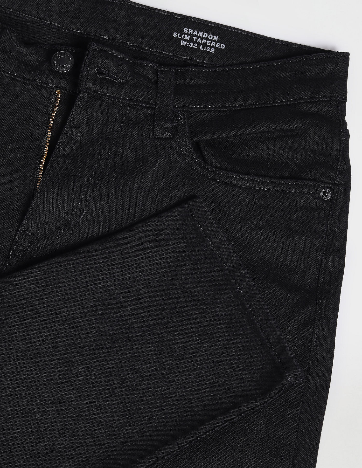 Brandon Slim Tapered Fit Blue Jeans - Image 2