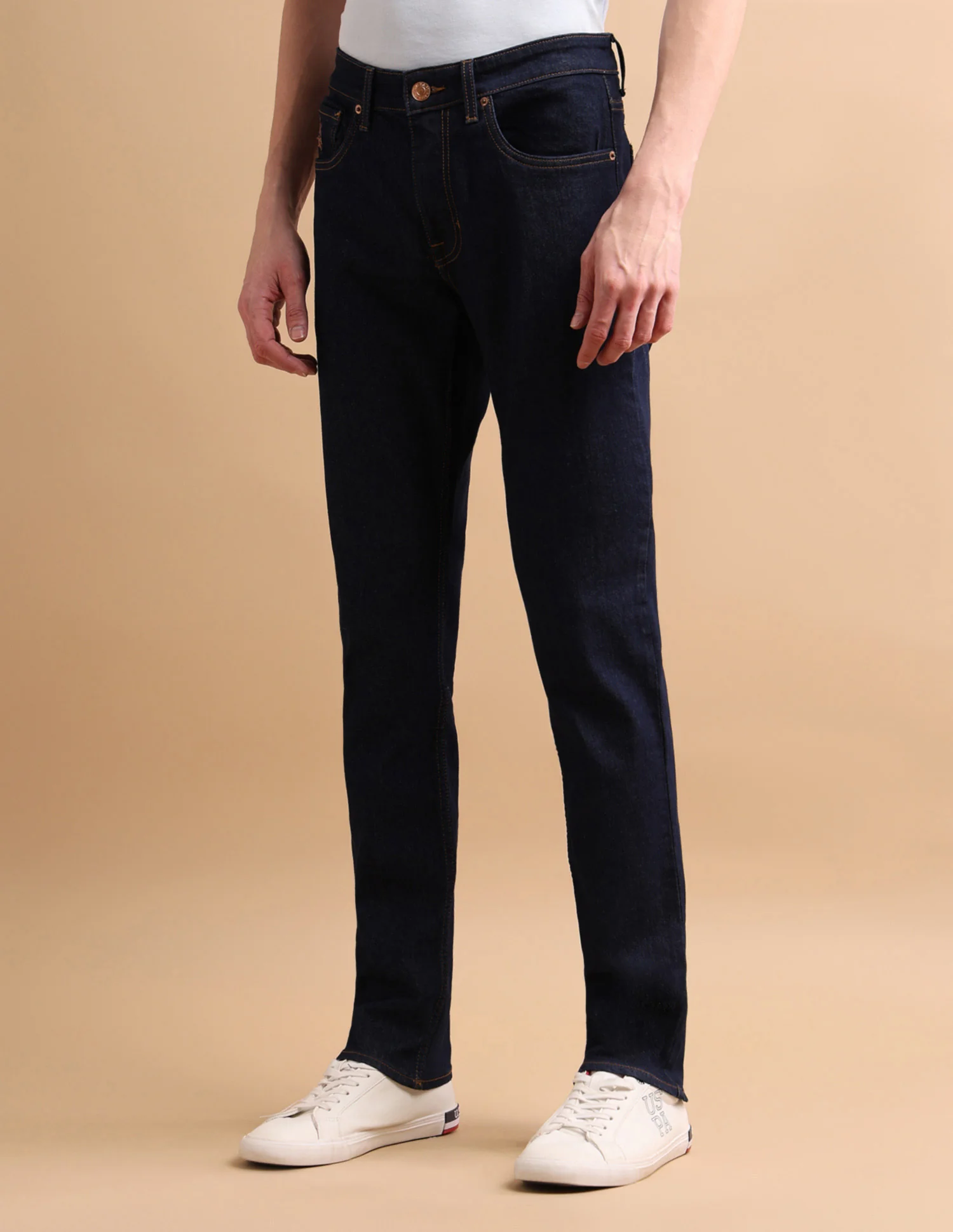 Brandon Slim Tapered Fit Blue Jeans - Image 4