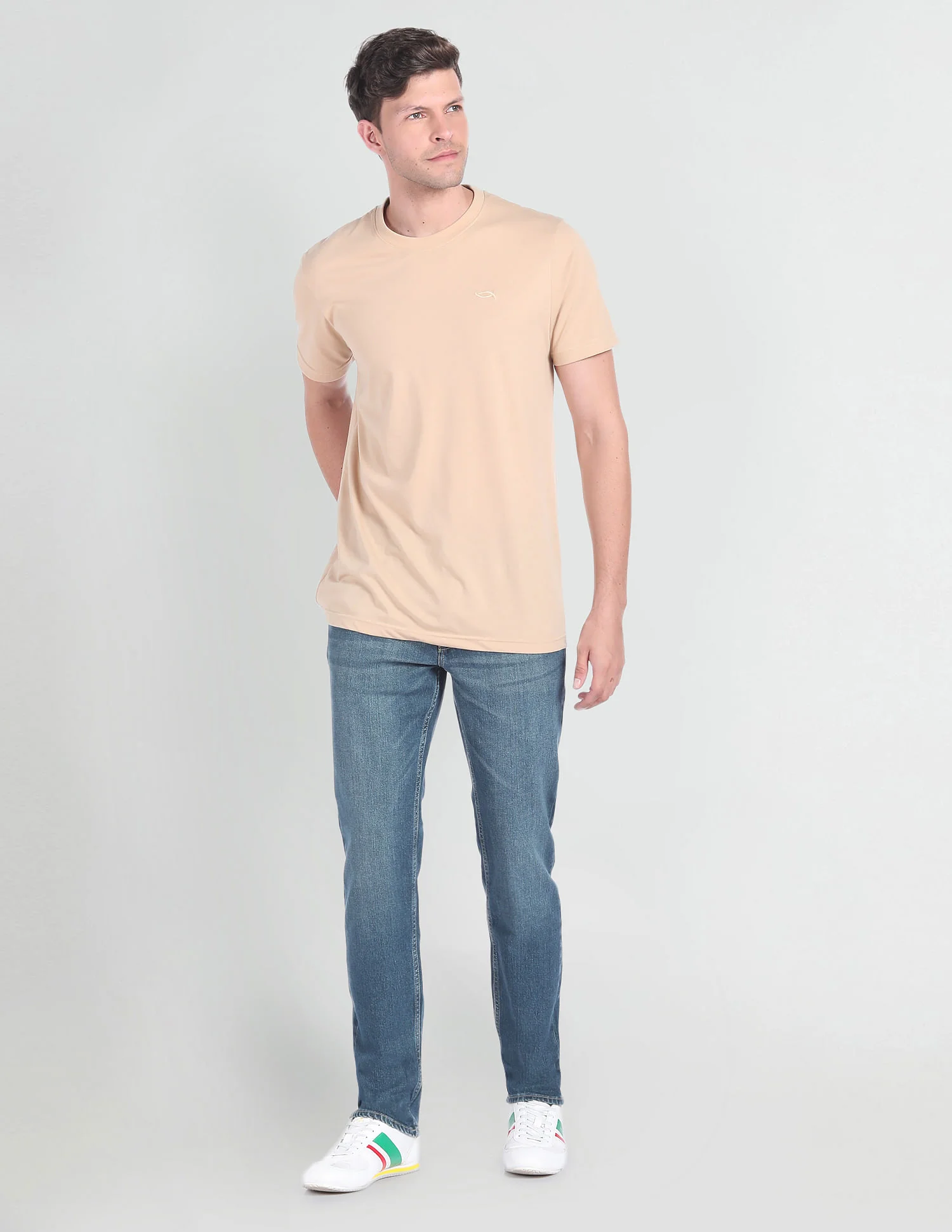 Brandon Slim Tapered Fit Blue Jeans - Image 3
