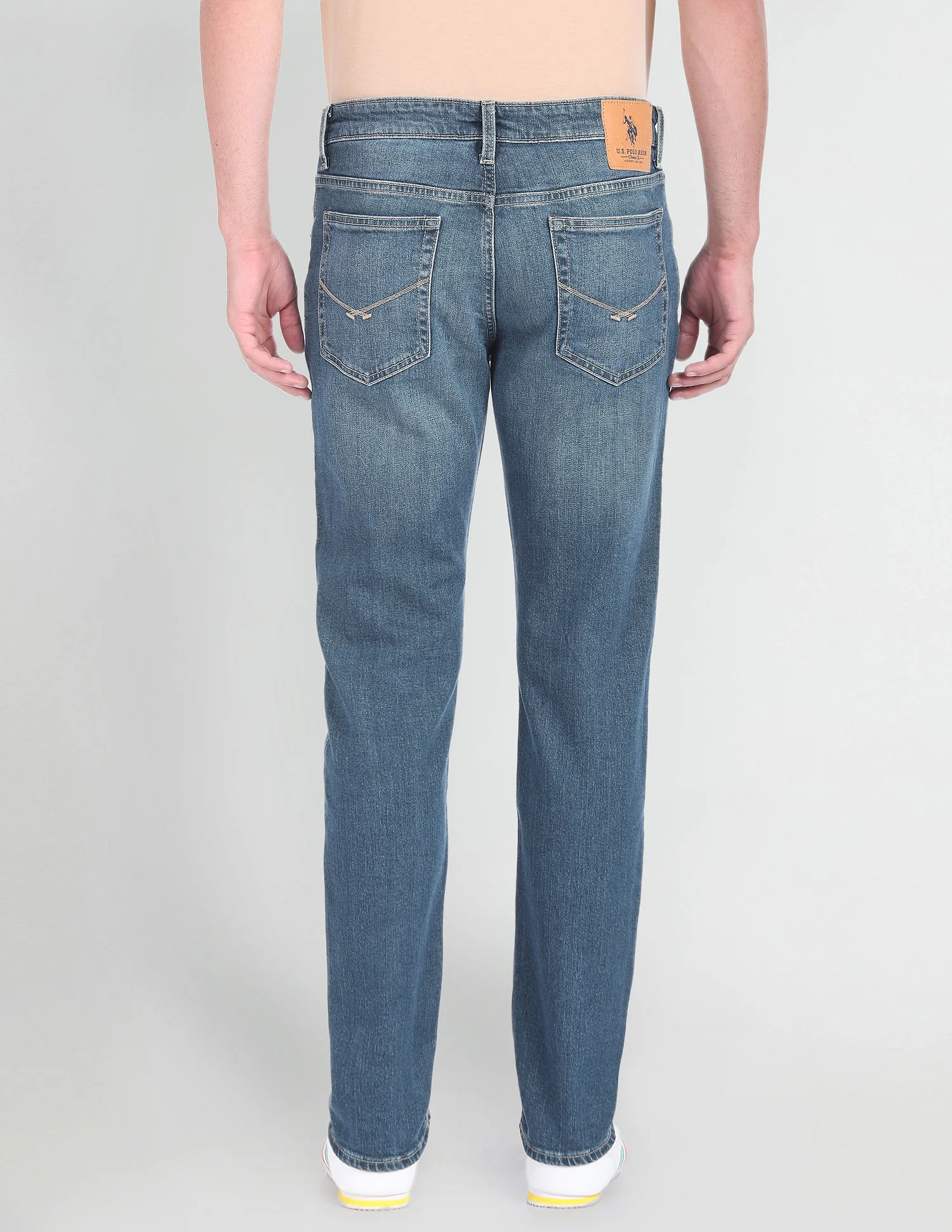 Brandon Slim Tapered Fit Blue Jeans - Image 5
