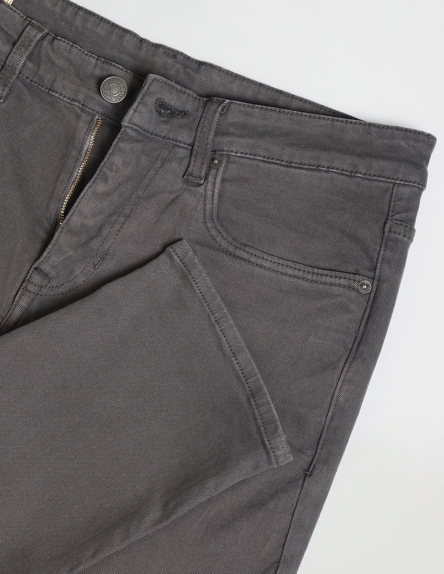 Brandon Slim Tapered Fit Grey Jeans - Image 2
