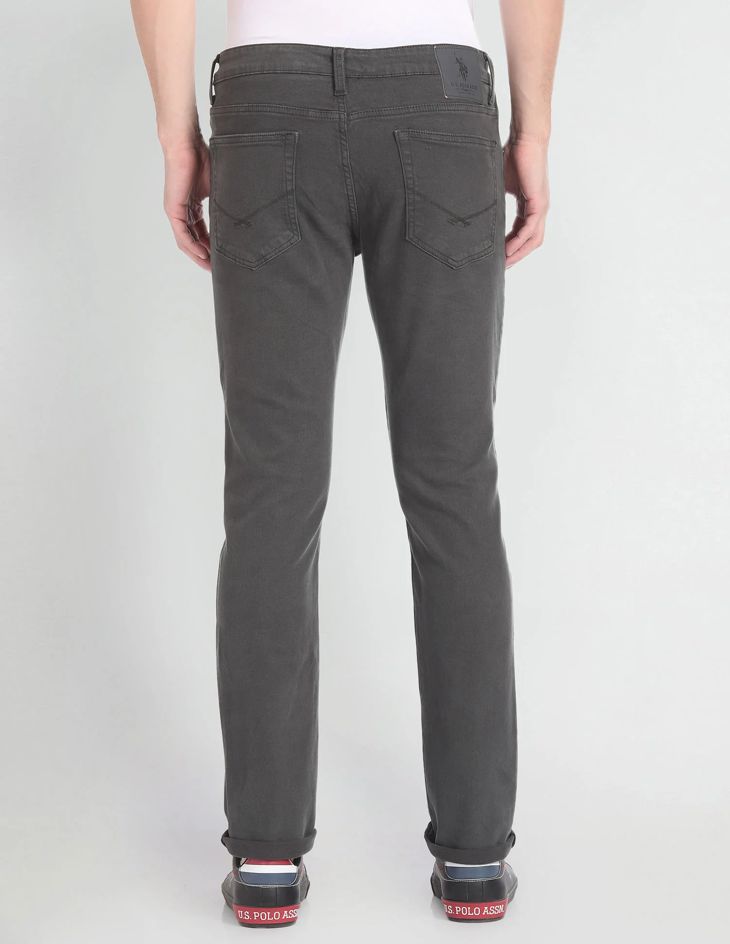 Brandon Slim Tapered Fit Grey Jeans - Image 5