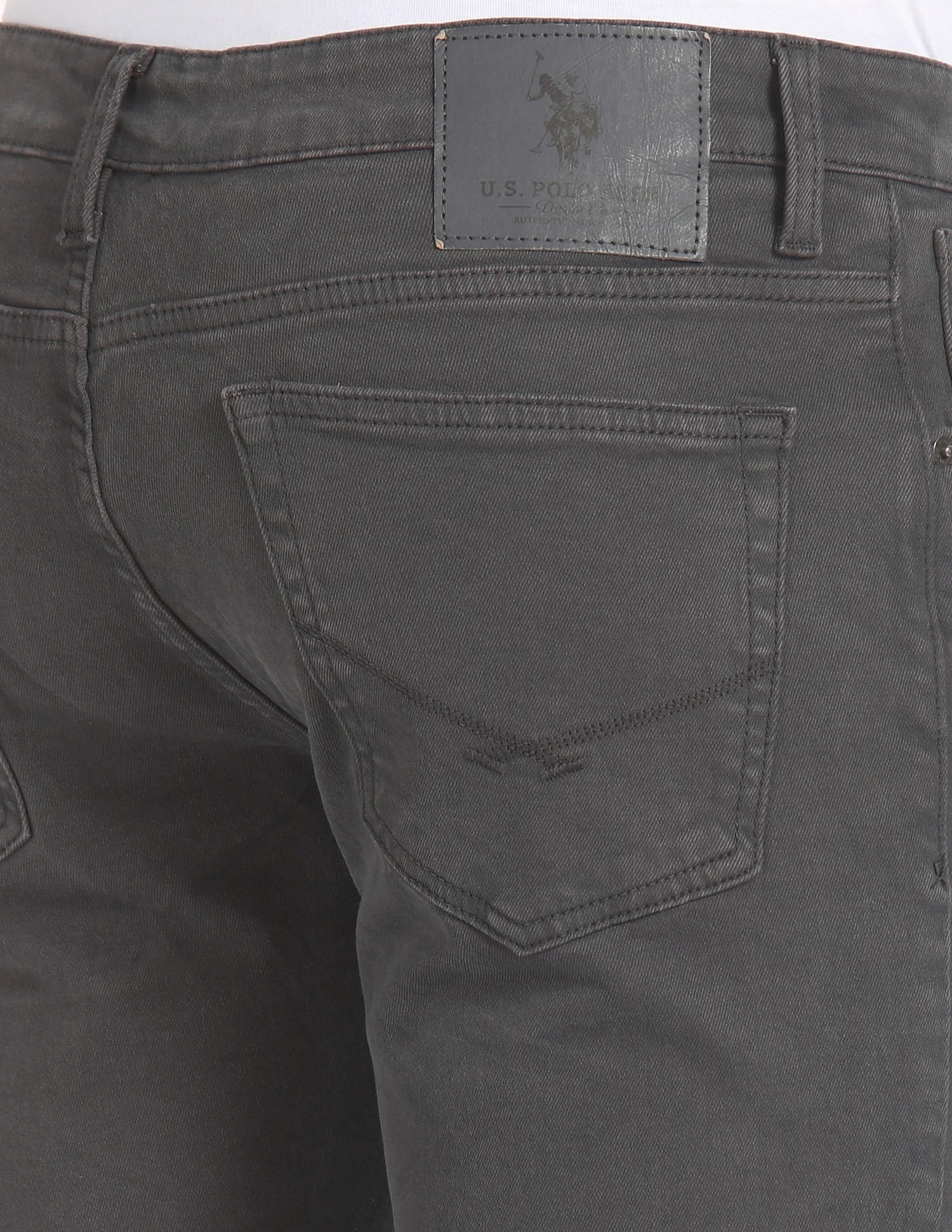 Brandon Slim Tapered Fit Grey Jeans - Image 7