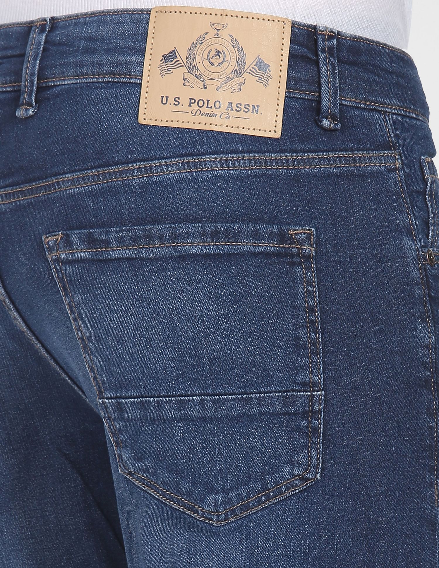 Brandon Slim Tapered Fit Stone Wash Jeans - Image 6