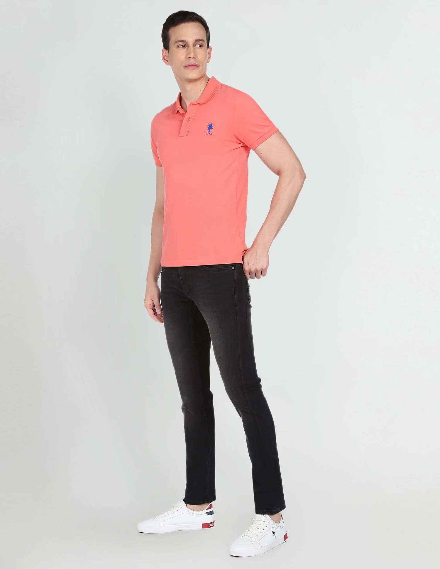 Brandon Slim Tapered Fit Stone Wash Jeans - Image 3