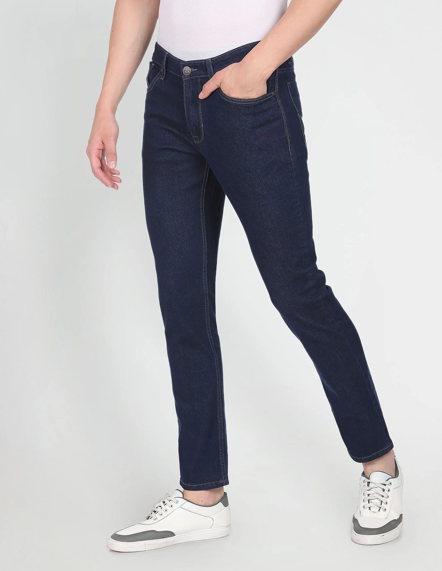 Brandon Slim Tapered Fit Stone Wash Jeans