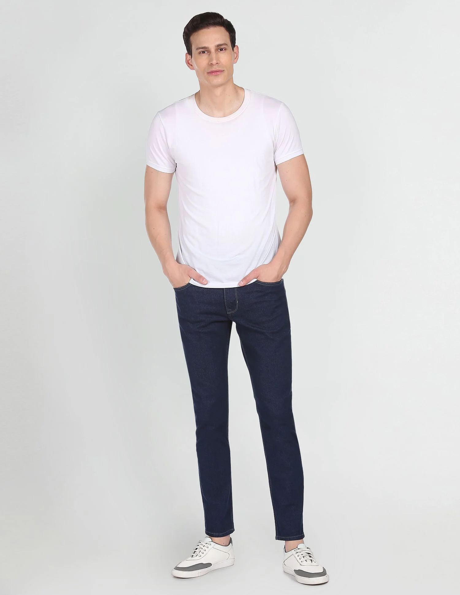 Brandon Slim Tapered Fit Stone Wash Jeans - Image 3