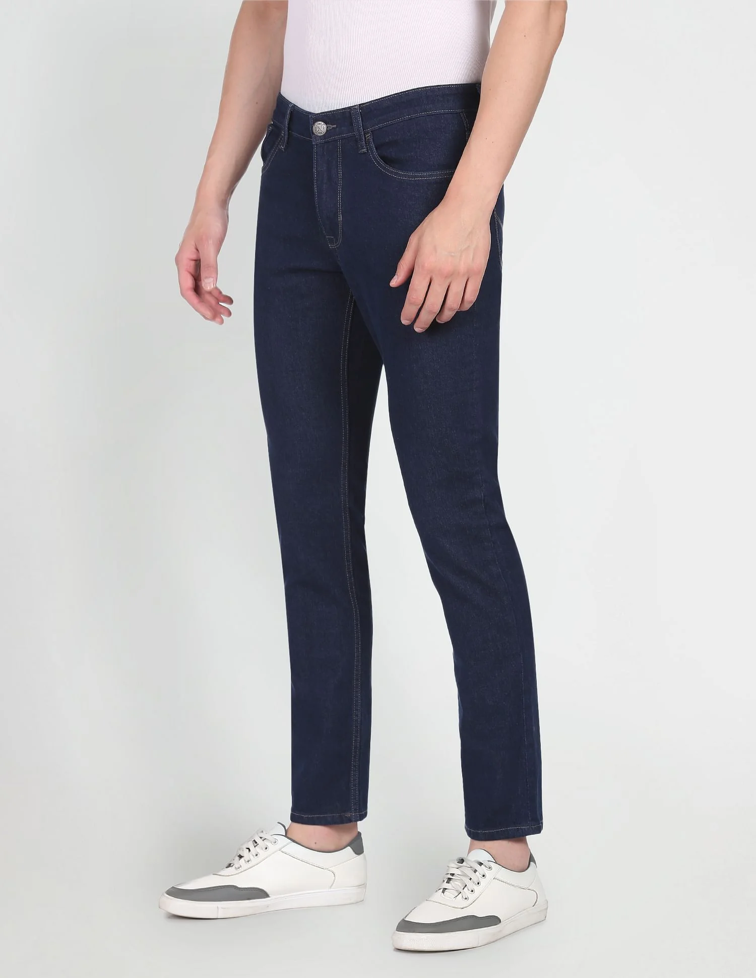 Brandon Slim Tapered Fit Stone Wash Jeans - Image 4