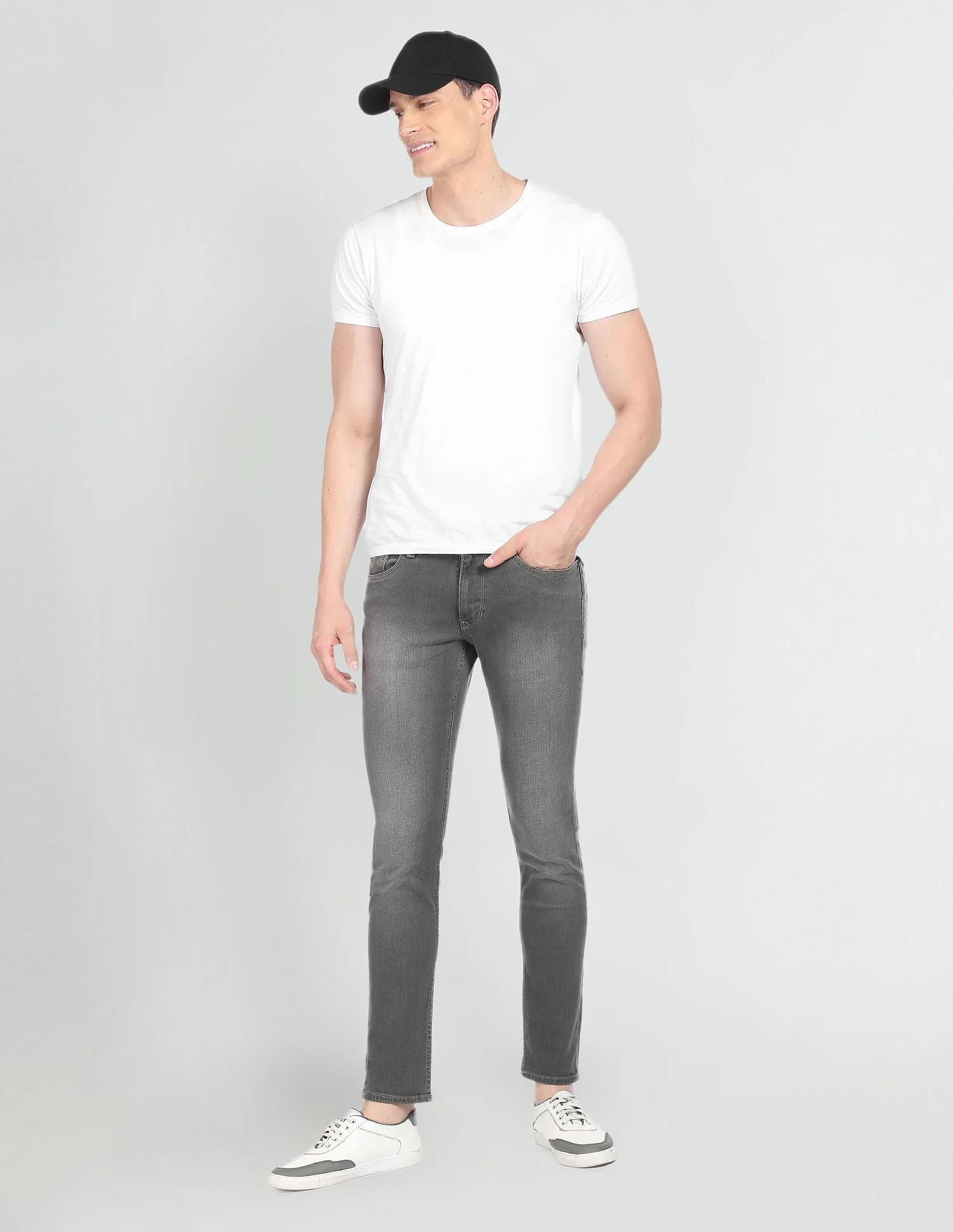 Brandon Slim Tapered Fit Stone Wash Jeans - Image 3