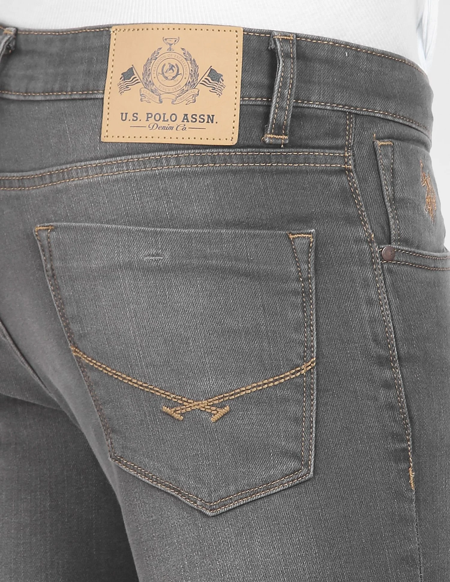 Brandon Slim Tapered Fit Stone Wash Jeans - Image 6