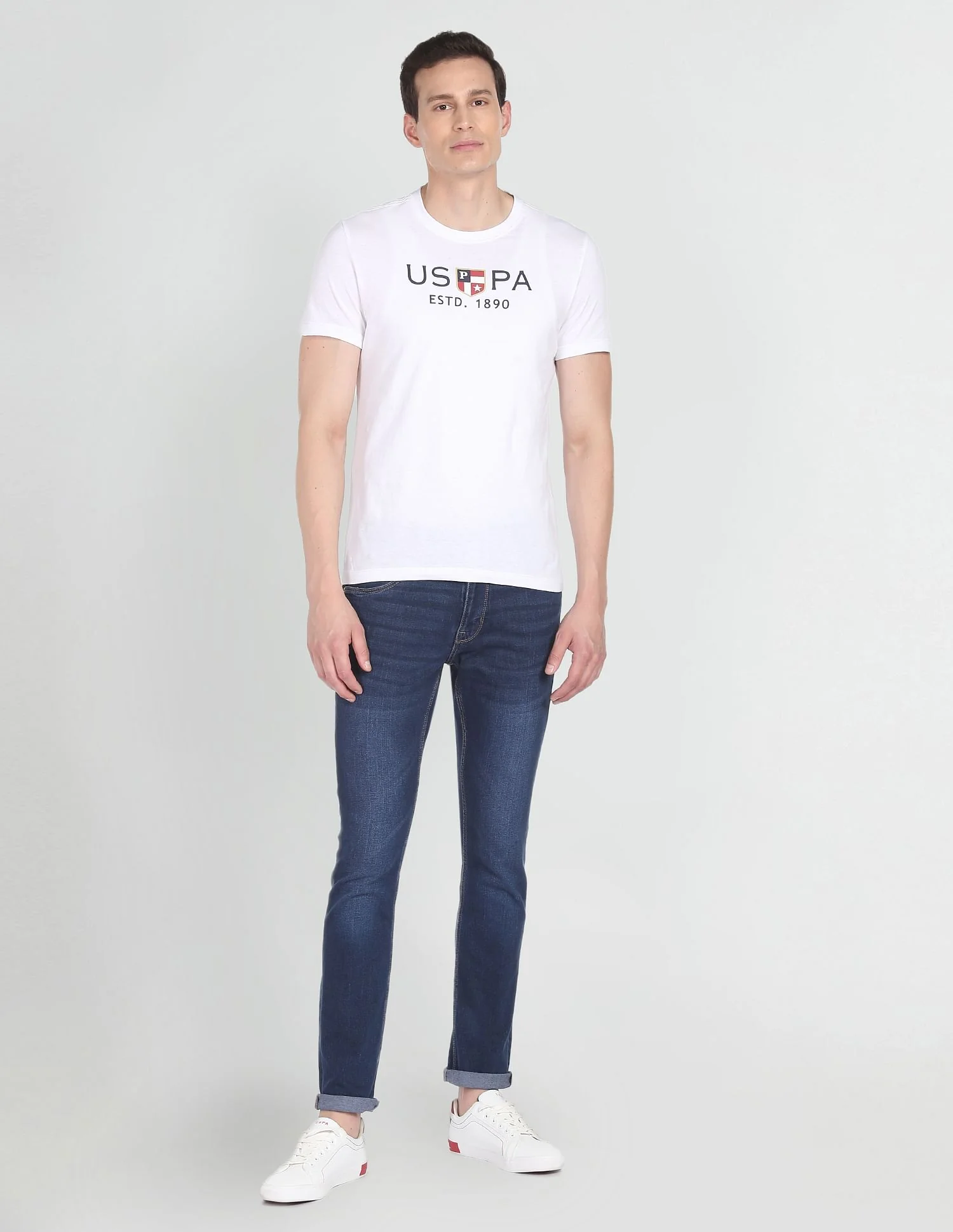 Brandon Slim Tapered Fit Stone Wash Jeans - Image 3