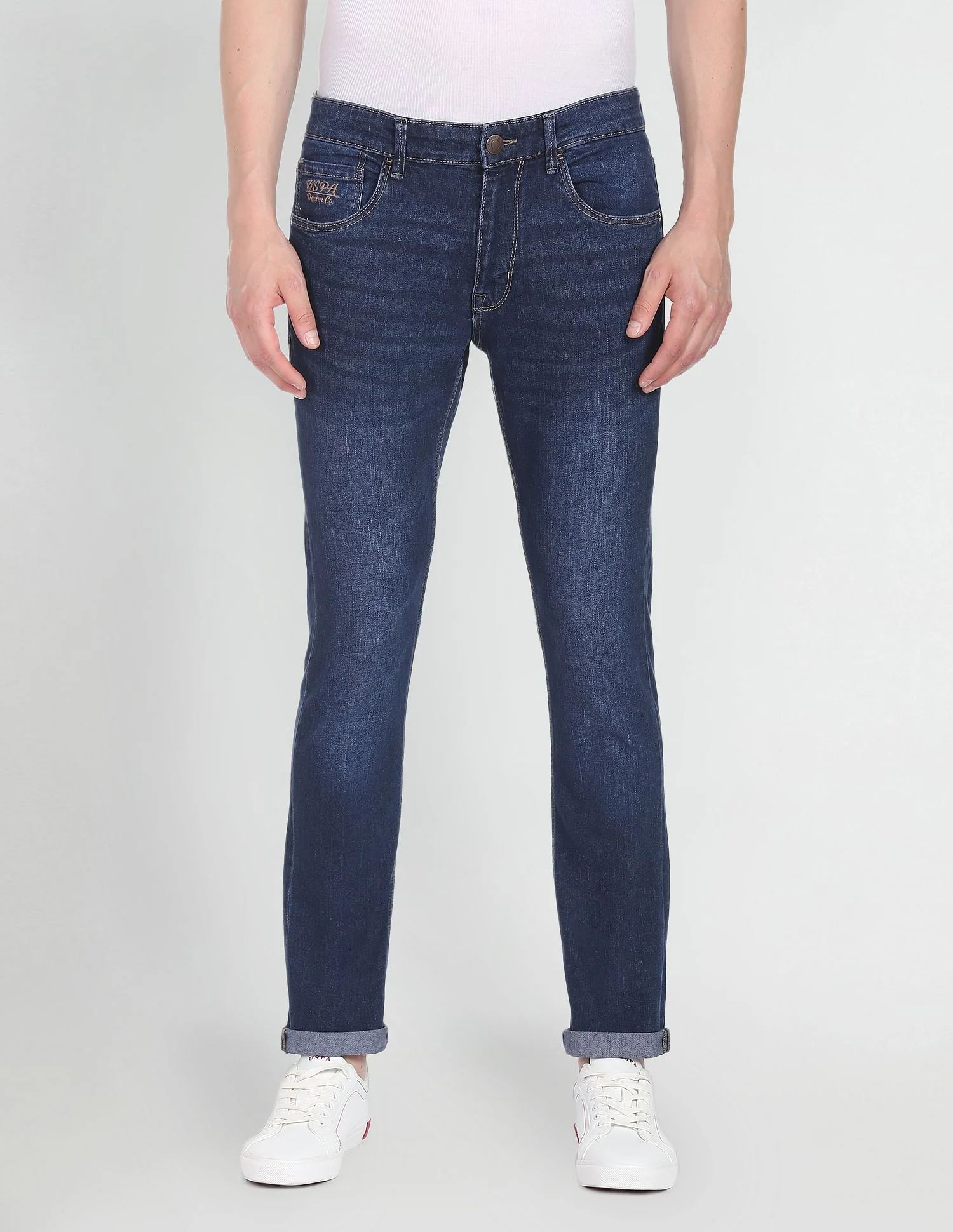 Brandon Slim Tapered Fit Stone Wash Jeans - Image 6