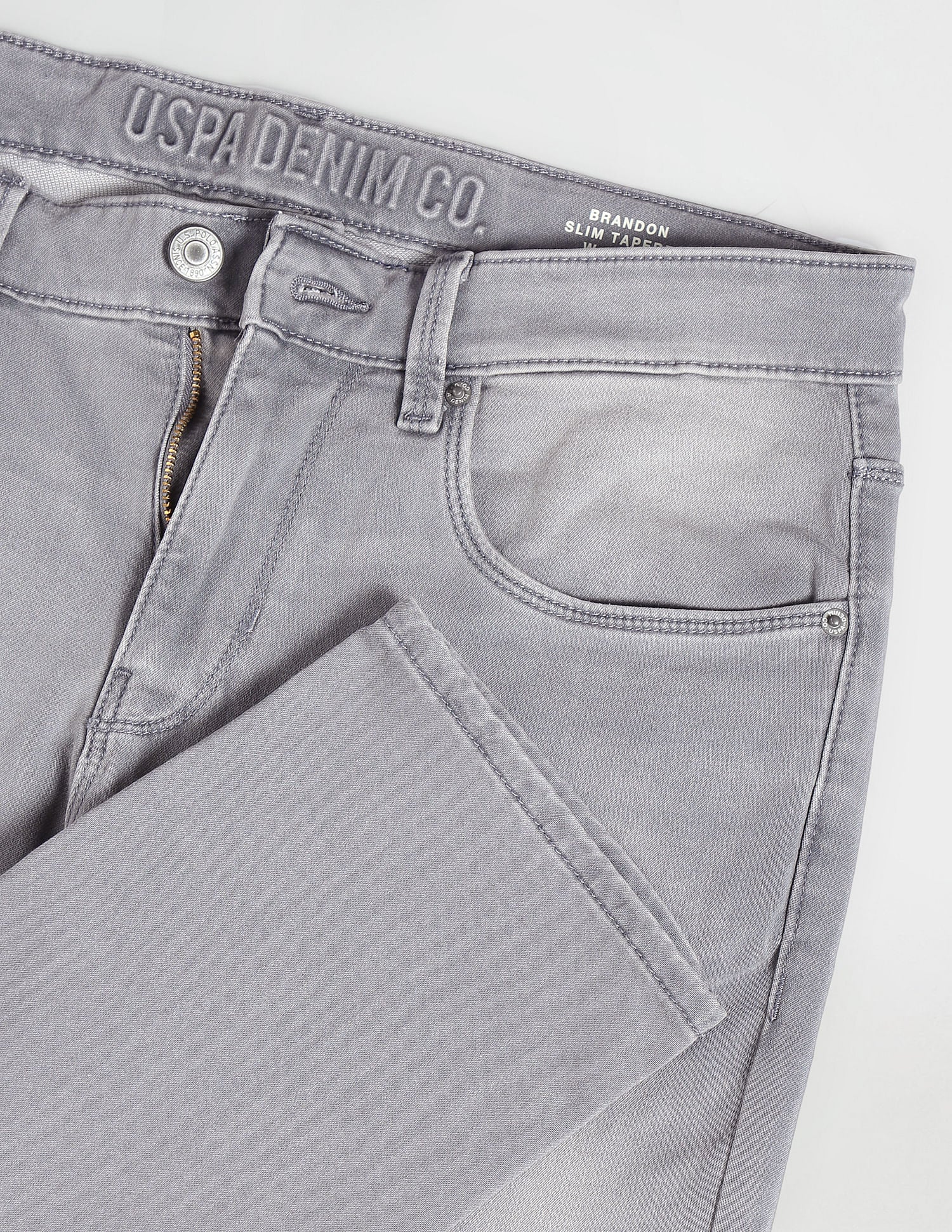 Brandon Slim Tapered Stone Wash Jeans - Image 2