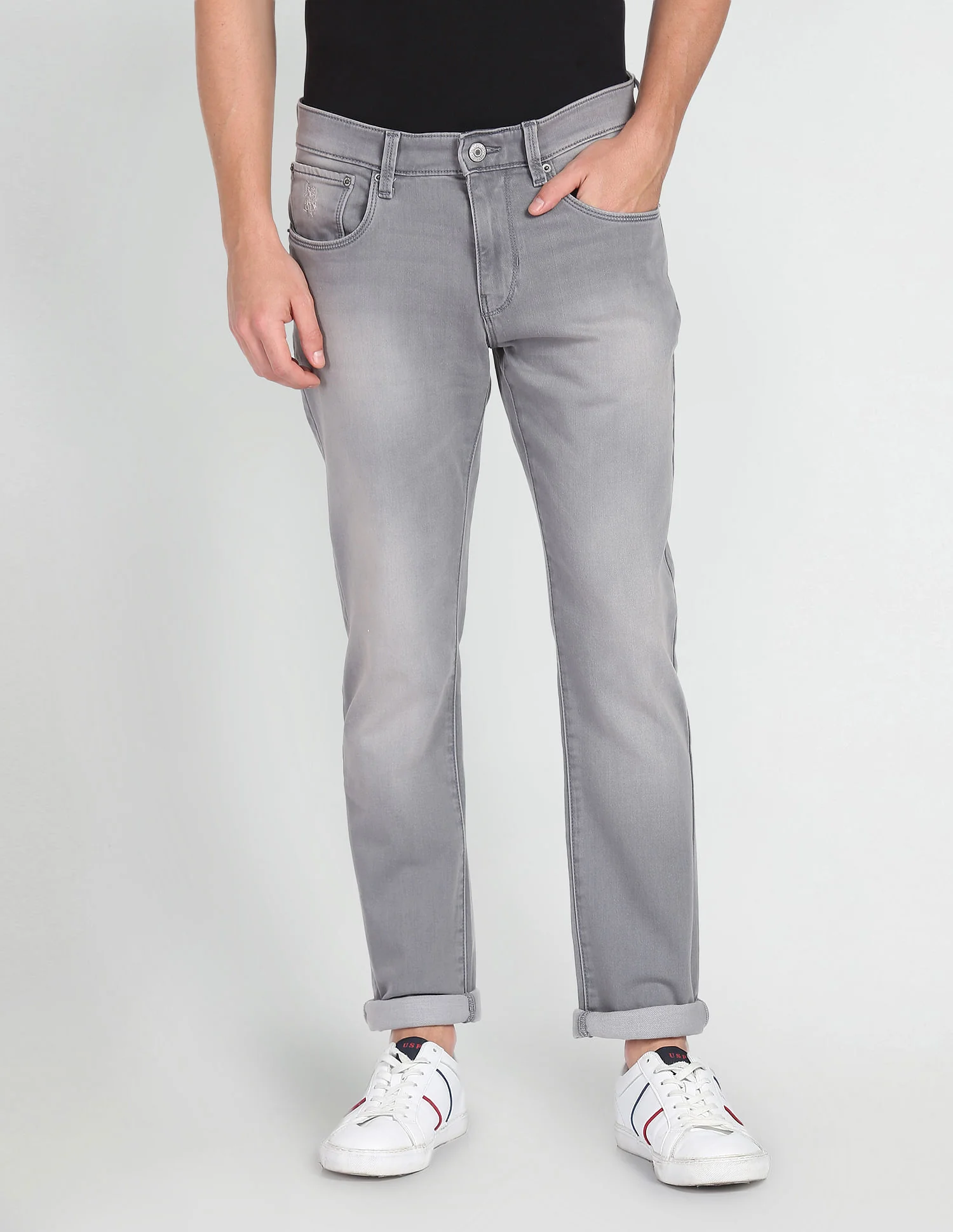 Brandon Slim Tapered Stone Wash Jeans - Image 6