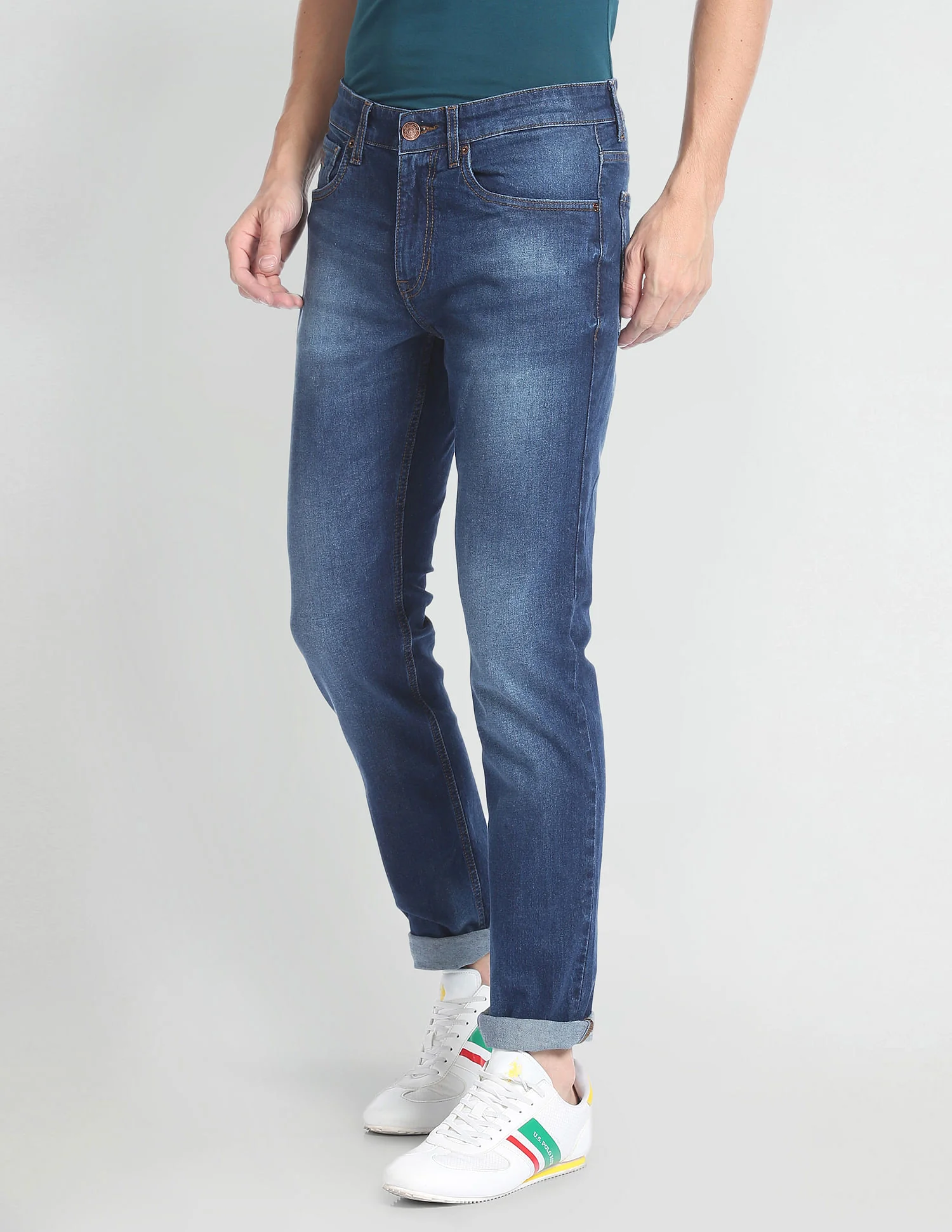 Brandon Slim Tapered Stone Wash Jeans - Image 4
