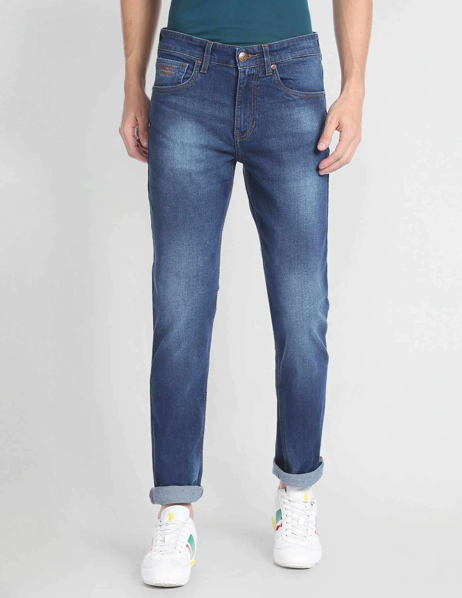 Brandon Slim Tapered Stone Wash Jeans - Image 6