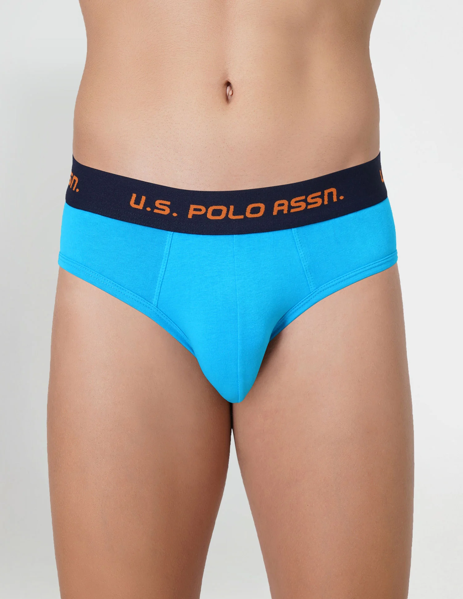 Brushed Elastic Cotton Stretch IYAJ Briefs - Pack Of 2 - Image 5