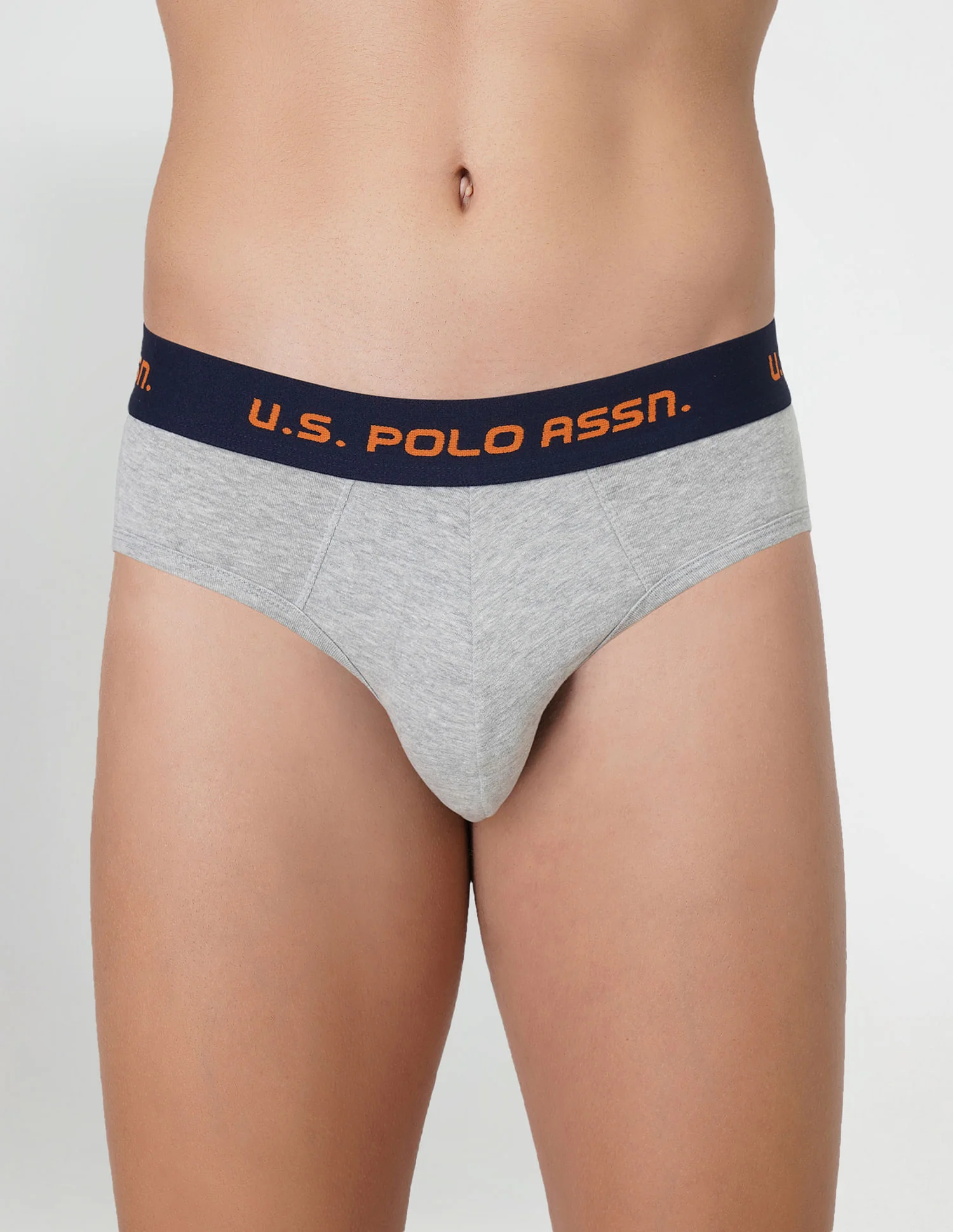 Brushed Elastic Cotton Stretch IYAJ Briefs - Pack Of 2 - Image 5