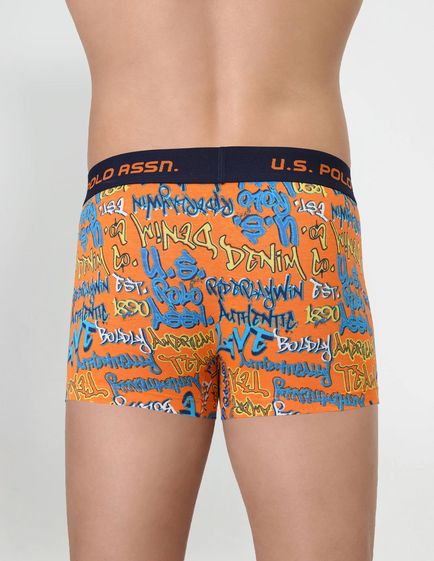 Brushed Elastic Cotton Stretch IYAK Trunks - Pack Of 2 - Image 3