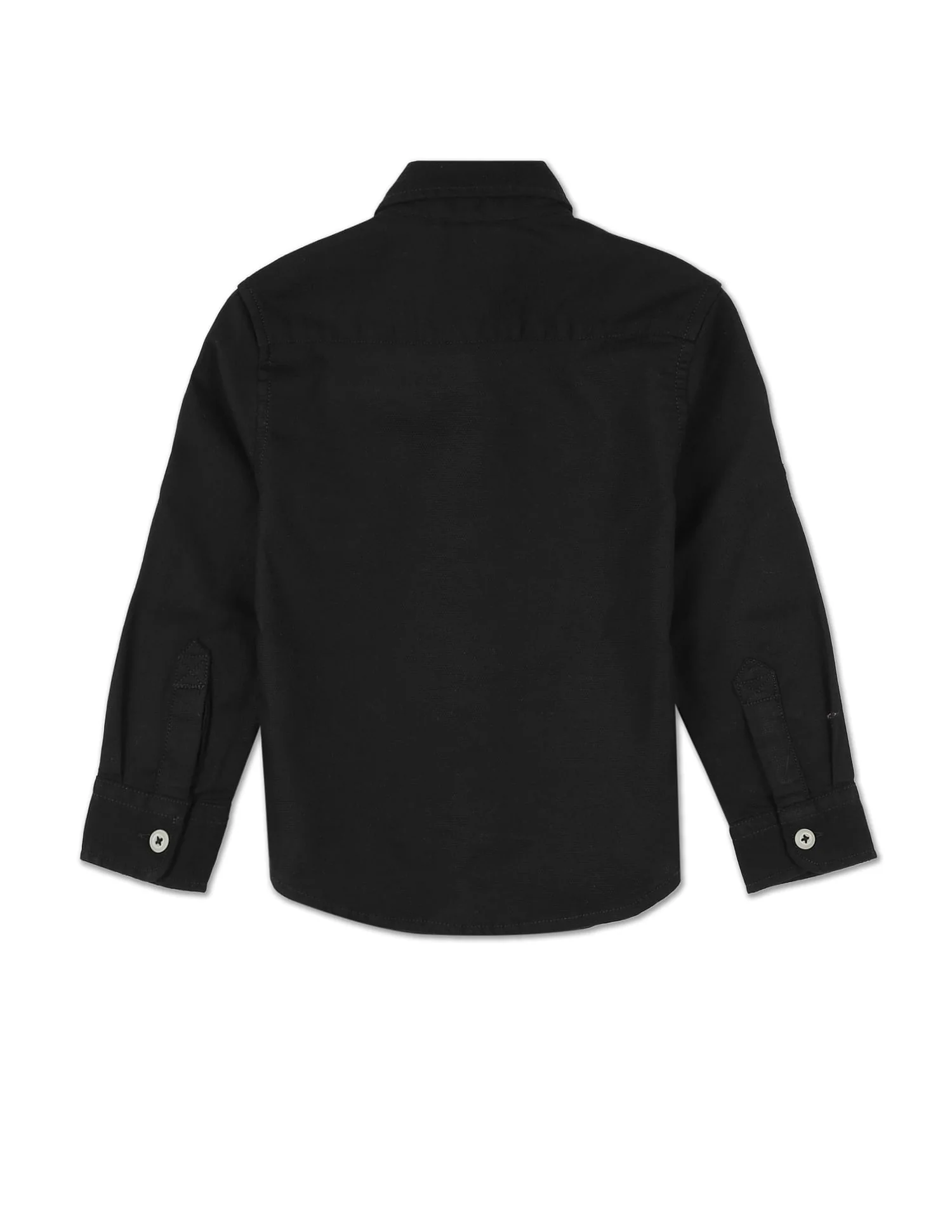 Button Down Collar Cotton Shirt - Image 2