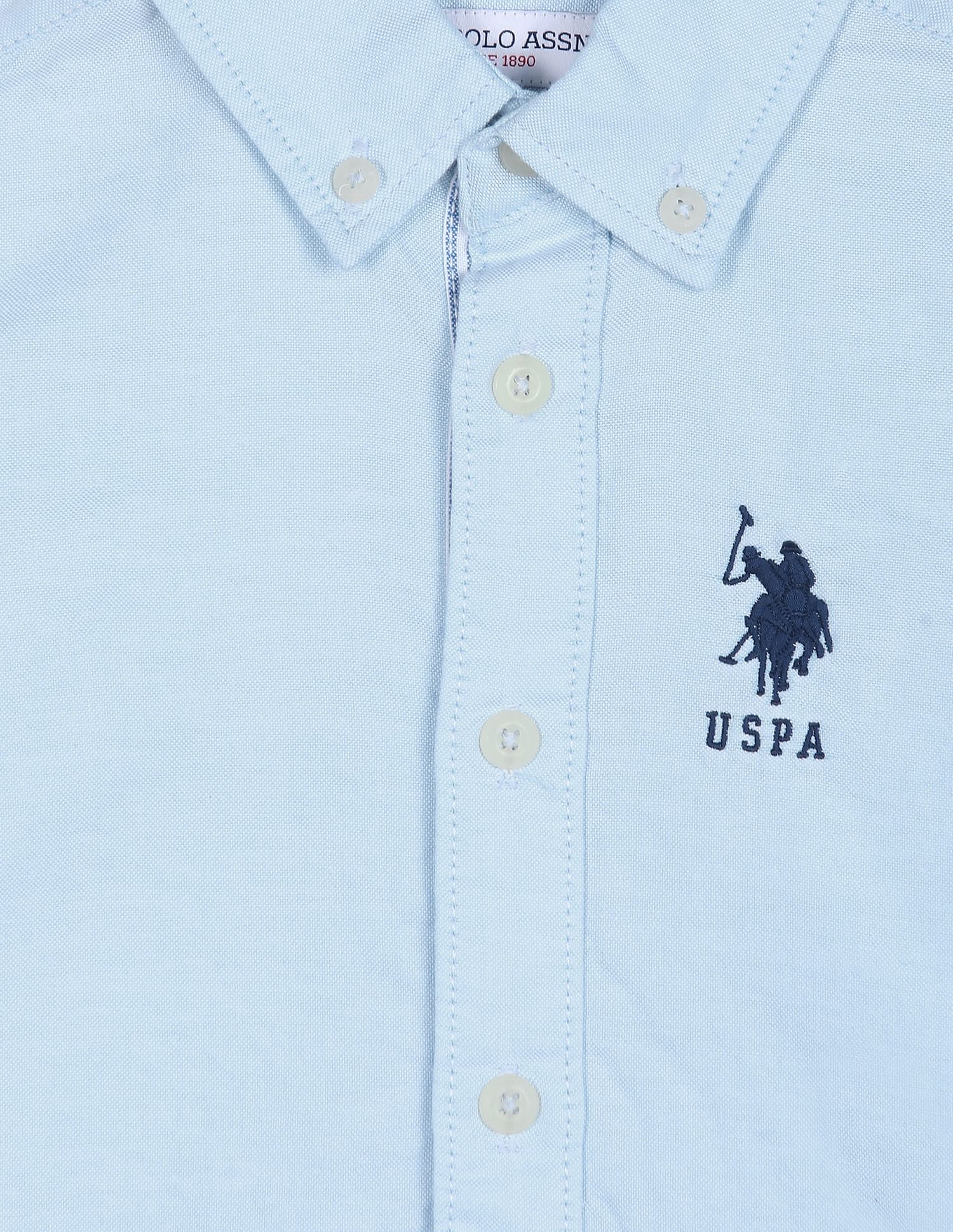 Button Down Solid Casual Shirt - Image 3