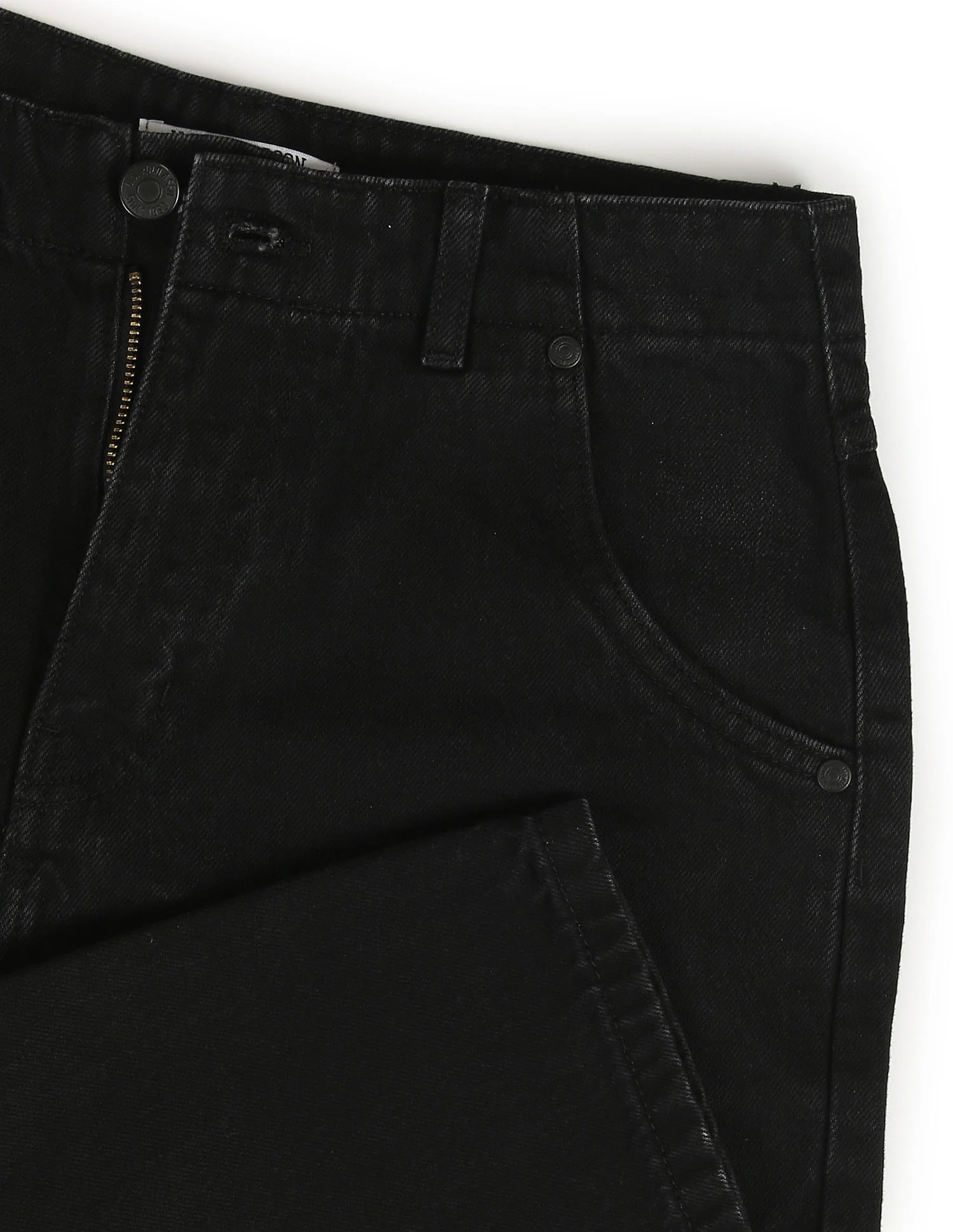 Carrot Fit Black Jeans - Image 2