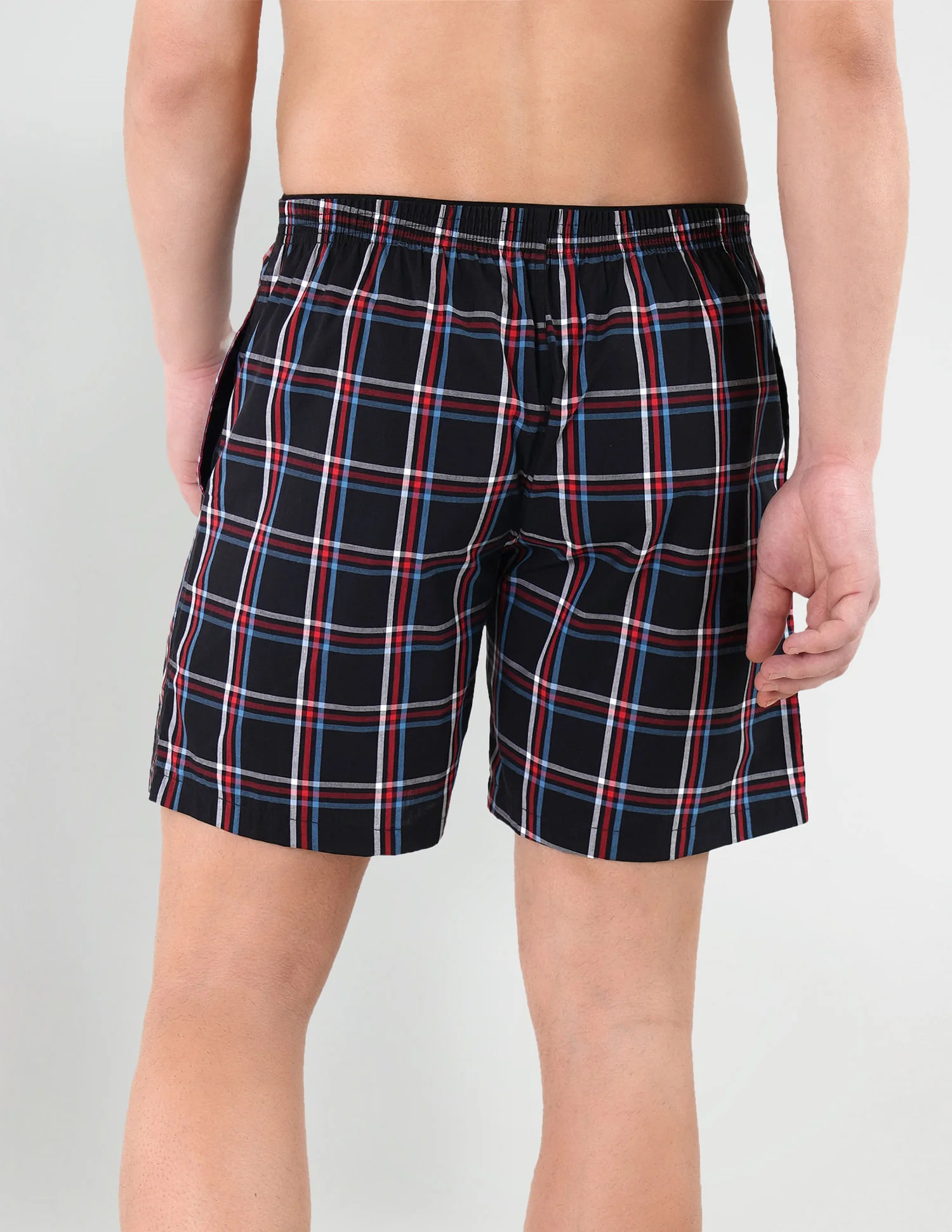 Checkered Cotton Twill EX002 Boxers - Pack Of 1 - Image 5