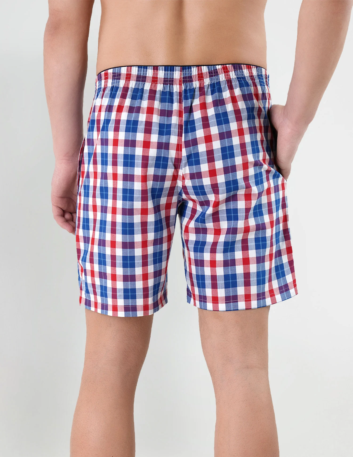 Checkered Cotton Twill EX002 Boxers - Pack Of 1 - Image 5
