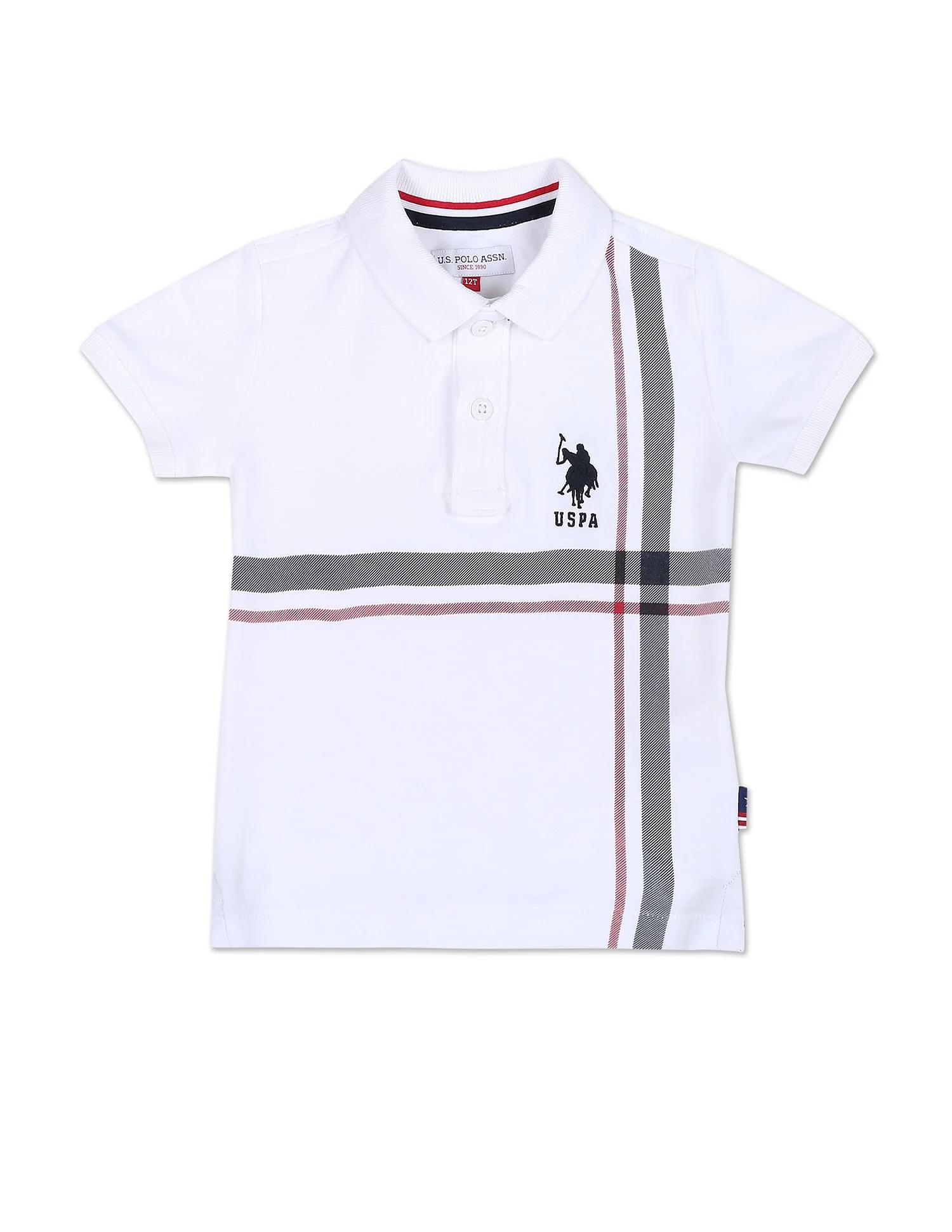 Classic Stripe Cotton Polo Shirt