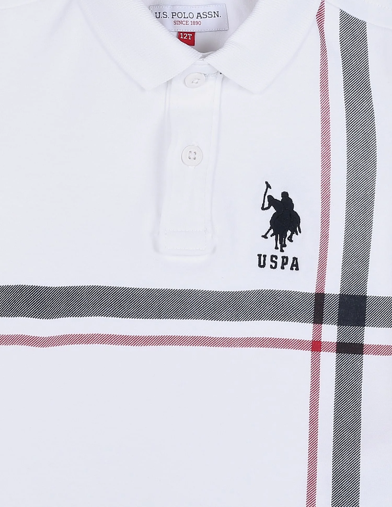 Classic Stripe Cotton Polo Shirt - Image 3