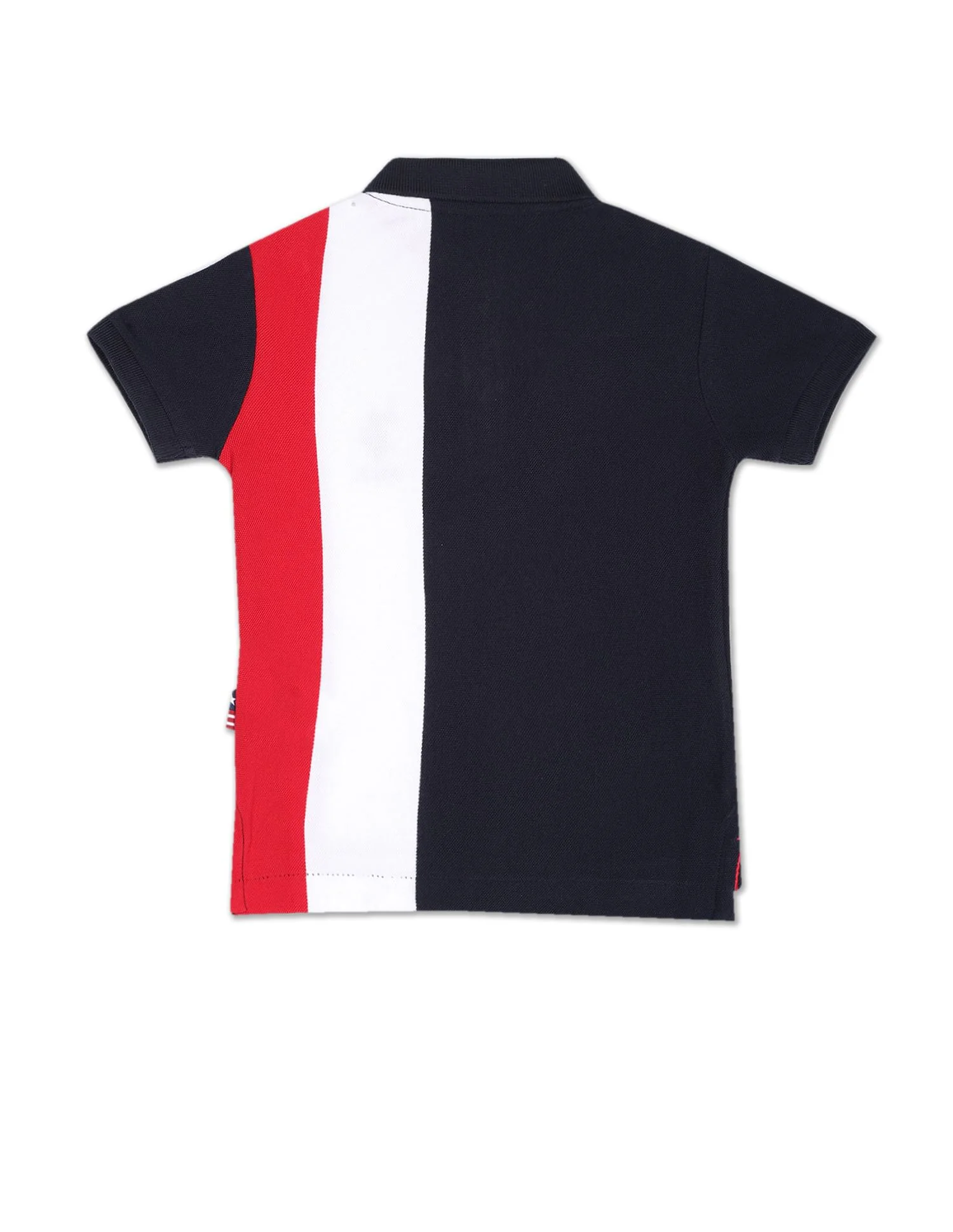Colour Block Cotton Coordinate Polo Shirt - Image 2
