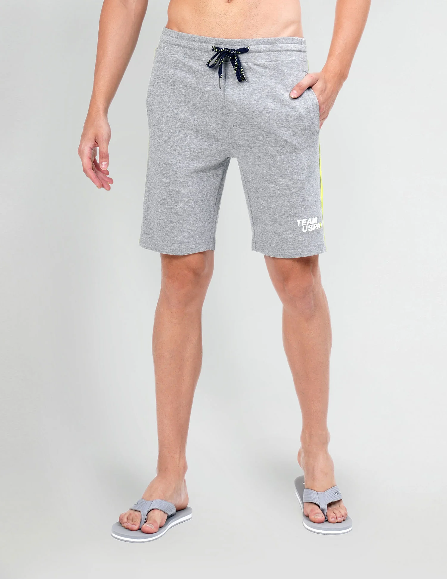 Colour Block Logo IYAR Knit Shorts - Pack Of 1 - Image 3