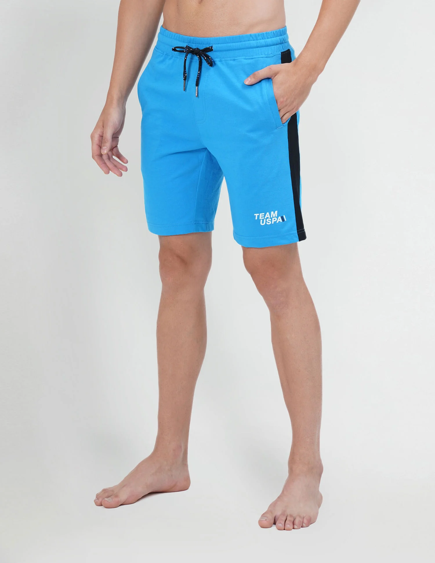 Colour Block Logo IYAR Knit Shorts - Pack Of 1 - Image 4