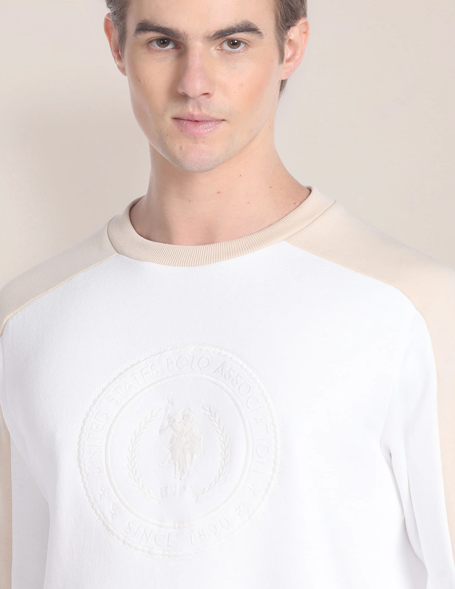 Colour Block Panelled Sweatshirt - Image 7