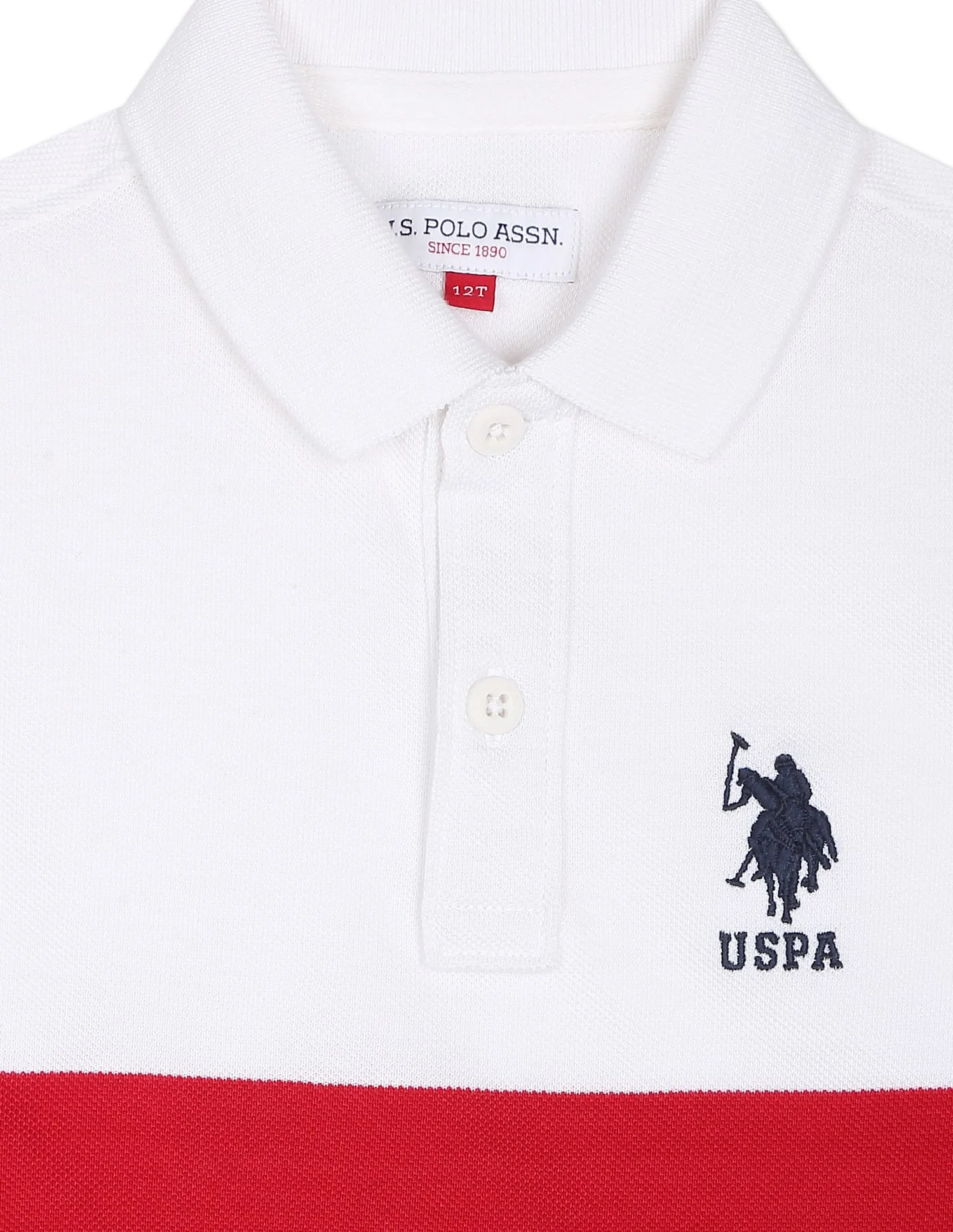 Iconic Colour Block Polo Shirt - Image 3
