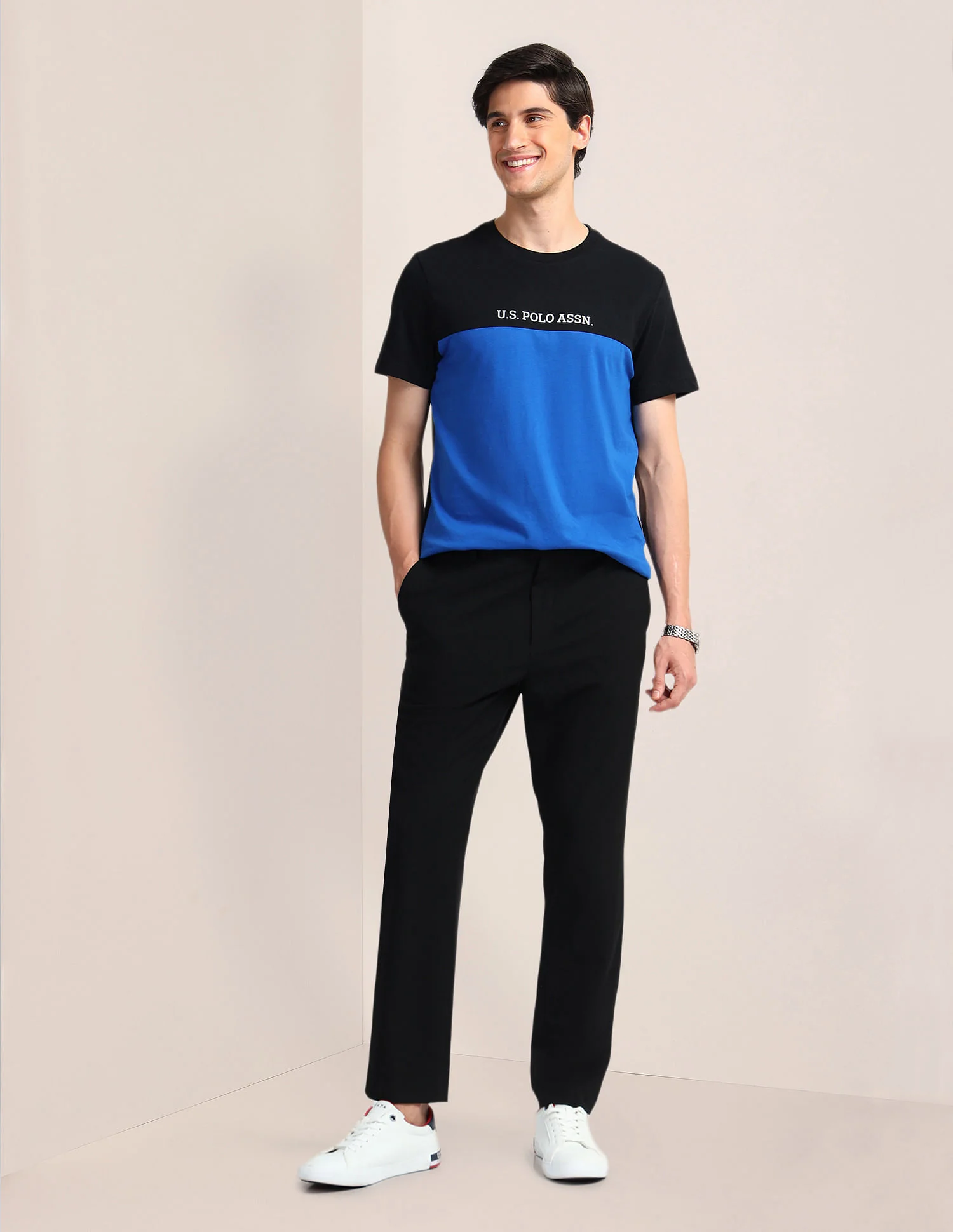 Colour Block Slim Fit T-Shirt - Image 3