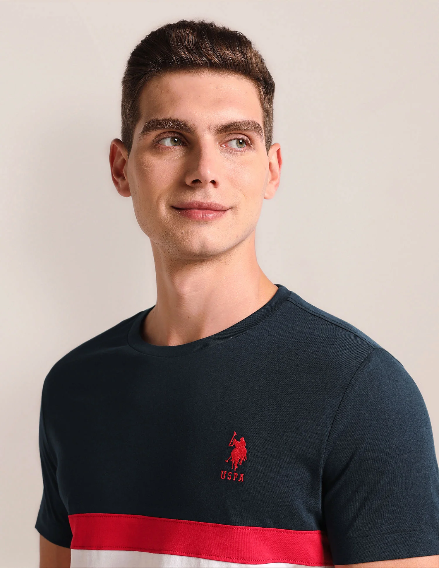 Colour Block Slim Fit T-Shirt - Image 7