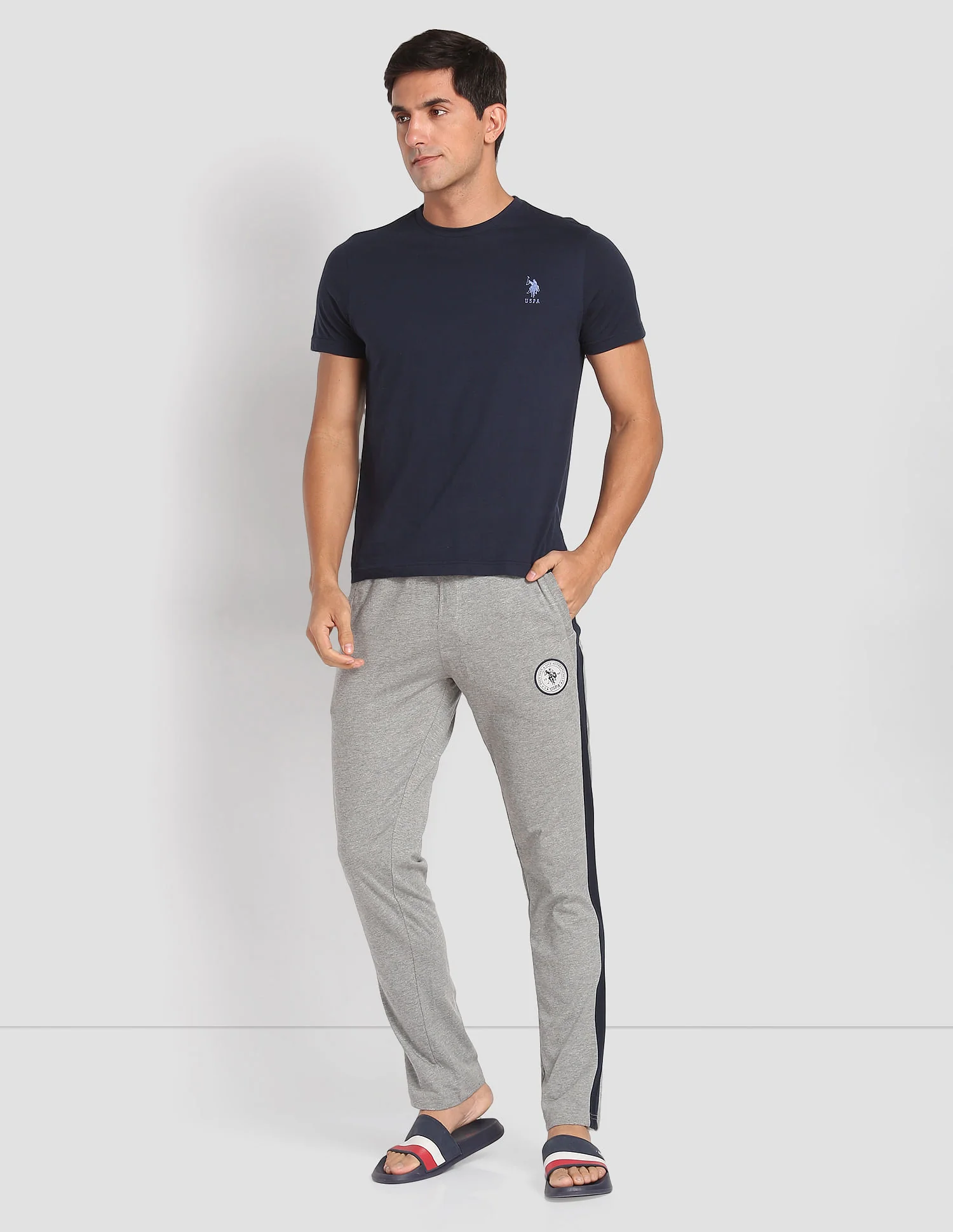 Comfort Fit Cotton Polyester I669 Lounge Track Pants - Pack Of 1 - Image 3