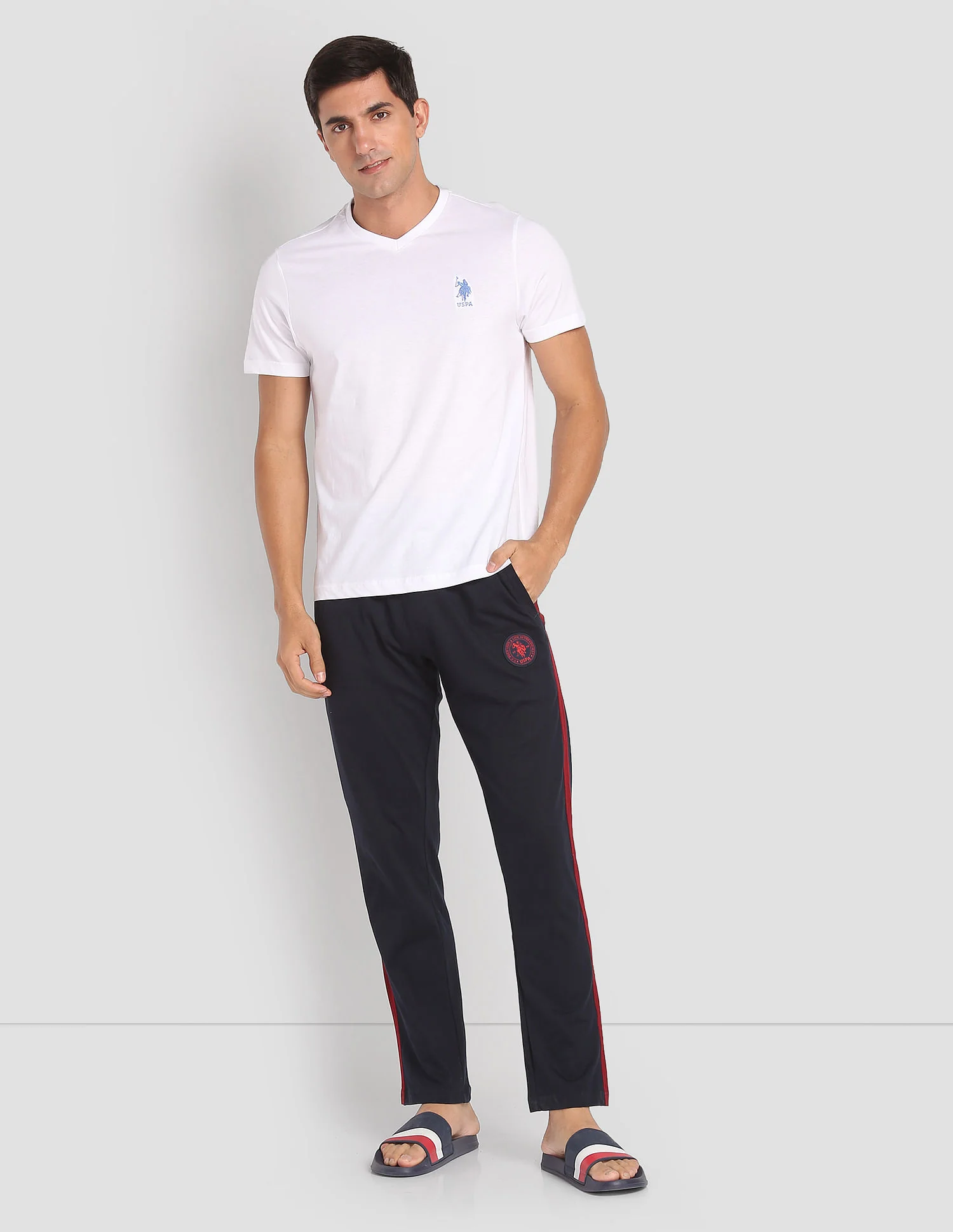 Comfort Fit Cotton Polyester I669 Lounge Track Pants - Pack Of 1 - Image 3