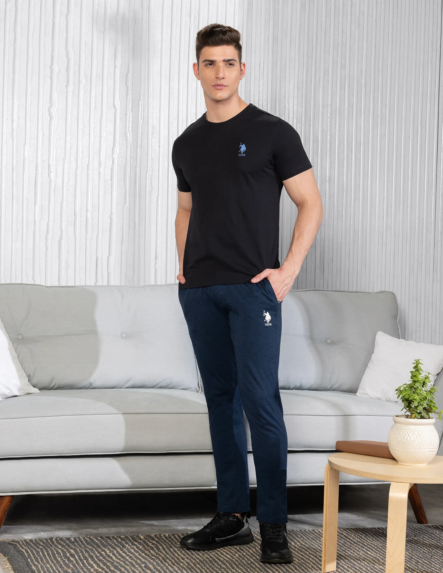 Comfort Fit Cotton Polyester I672 Lounge Track Pants - Pack Of 1