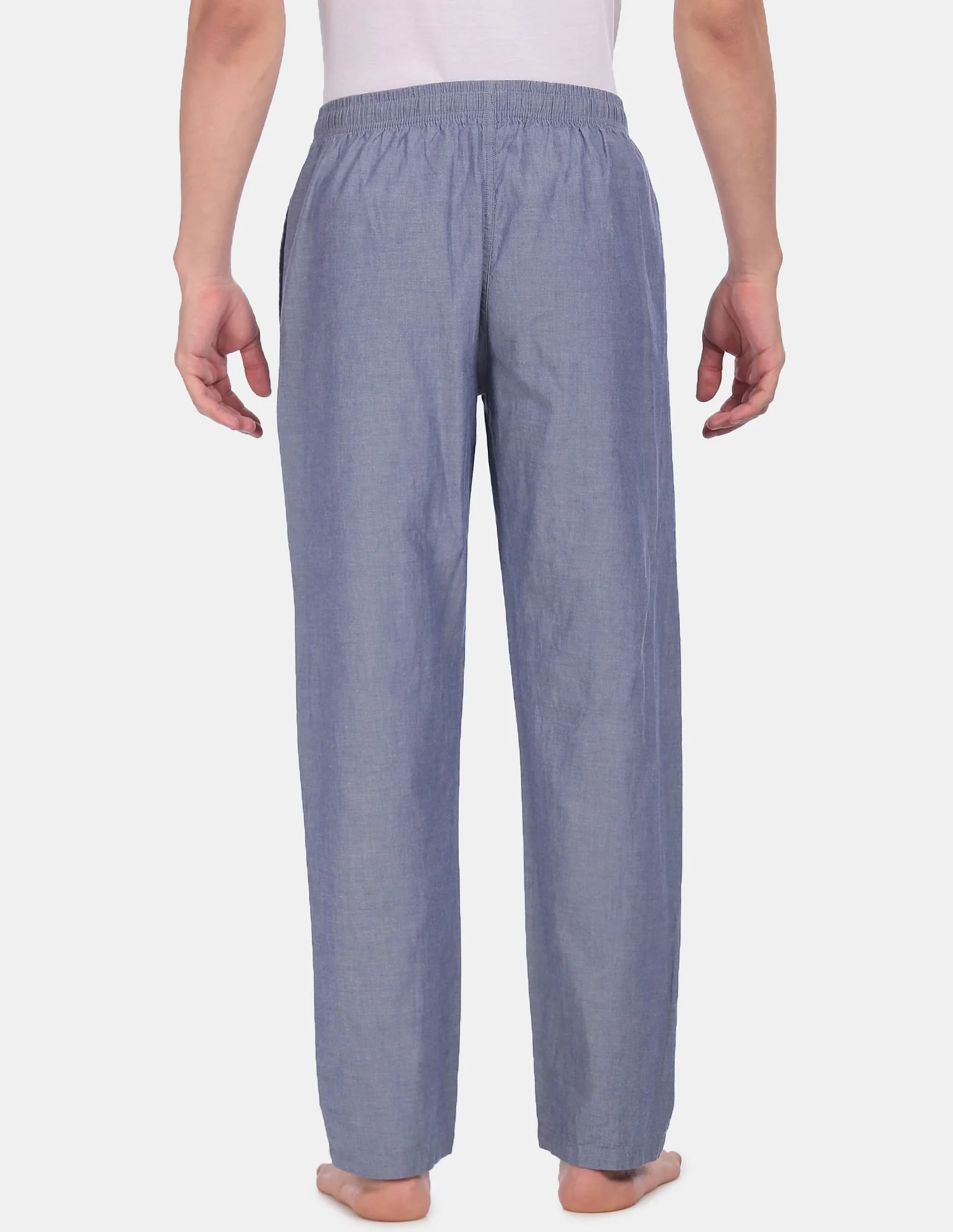 Comfort Fit Solid Cotton I658 Lounge Pants - Pack Of 1 - Image 4