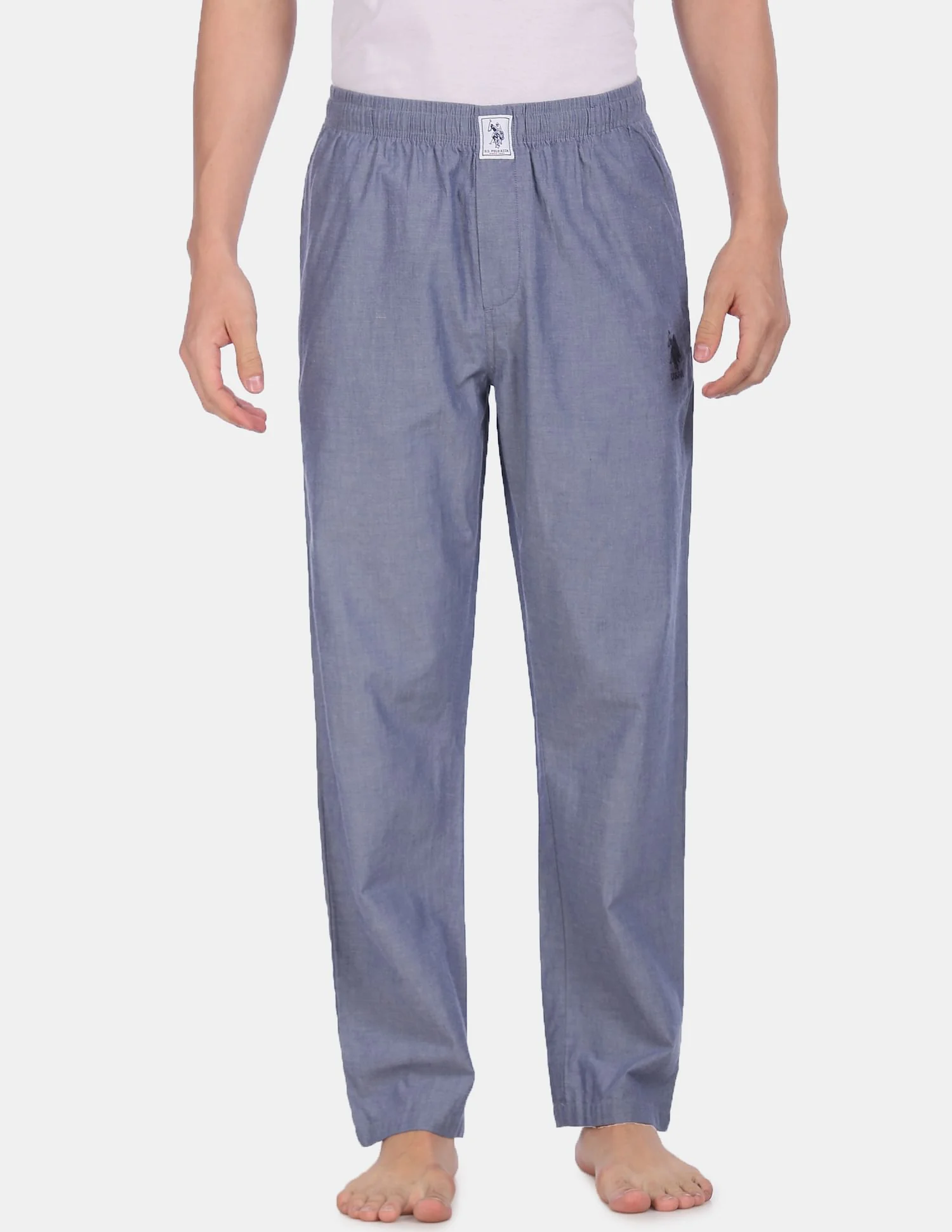 Comfort Fit Solid Cotton I658 Lounge Pants - Pack Of 1 - Image 6