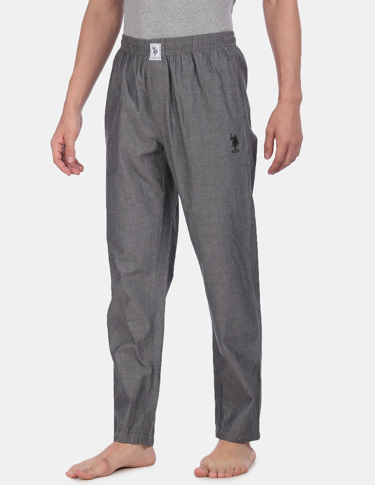 Comfort Fit Solid Cotton I658 Lounge Pants - Pack Of 1 - Image 3