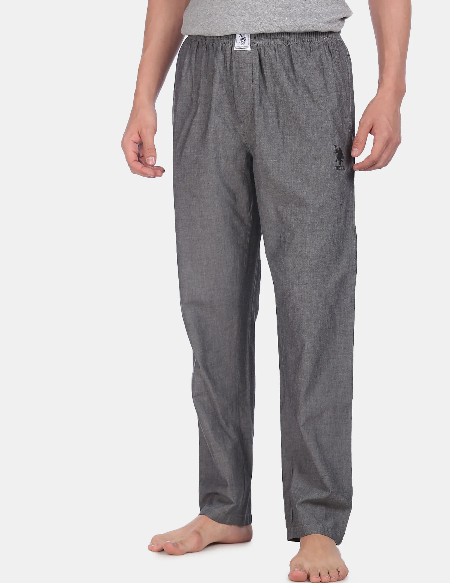Comfort Fit Solid Cotton I658 Lounge Pants - Pack Of 1 - Image 6