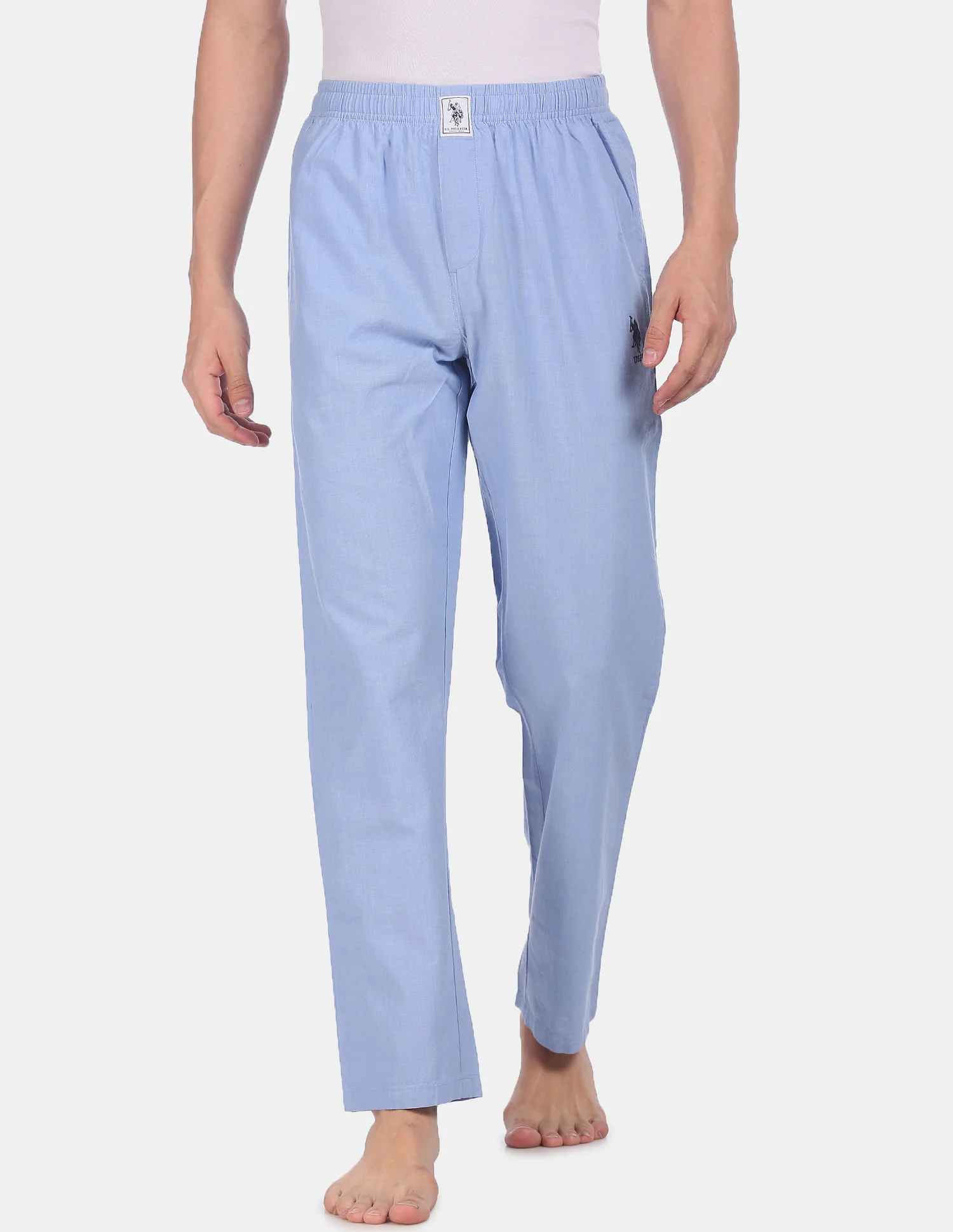 Comfort Fit Solid Cotton I658 Lounge Pants - Pack Of 1