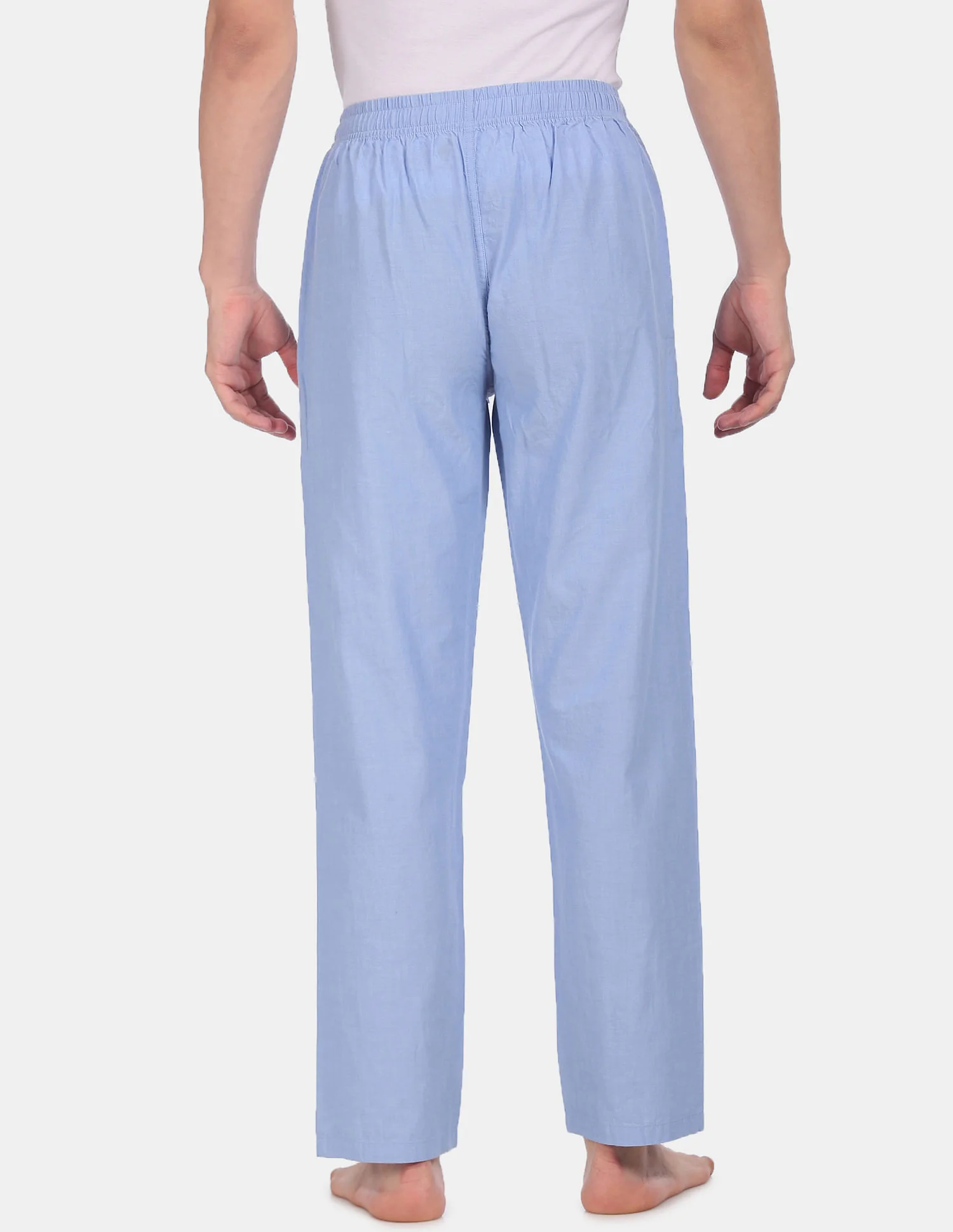 Comfort Fit Solid Cotton I658 Lounge Pants - Pack Of 1 - Image 4