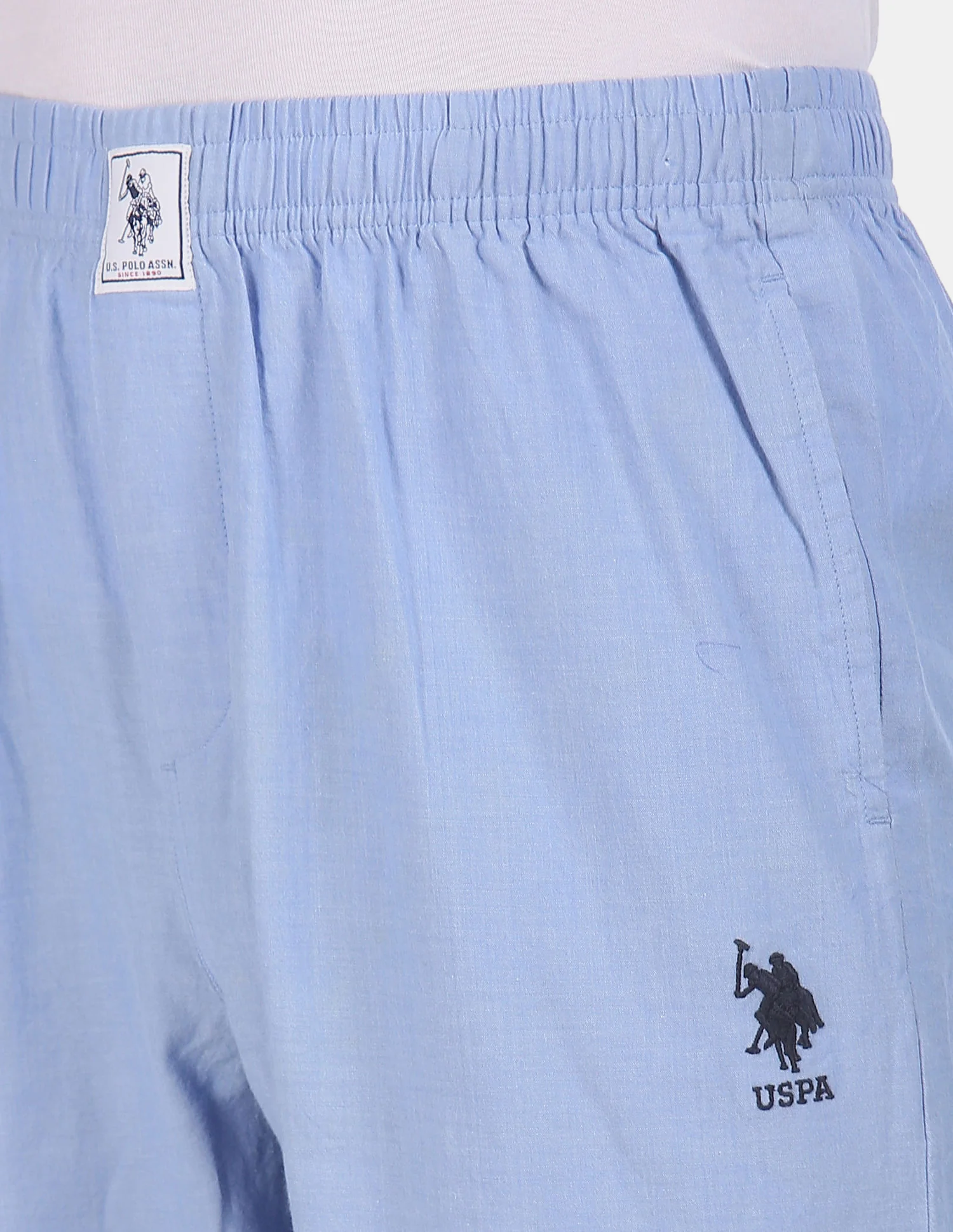Comfort Fit Solid Cotton I658 Lounge Pants - Pack Of 1 - Image 5