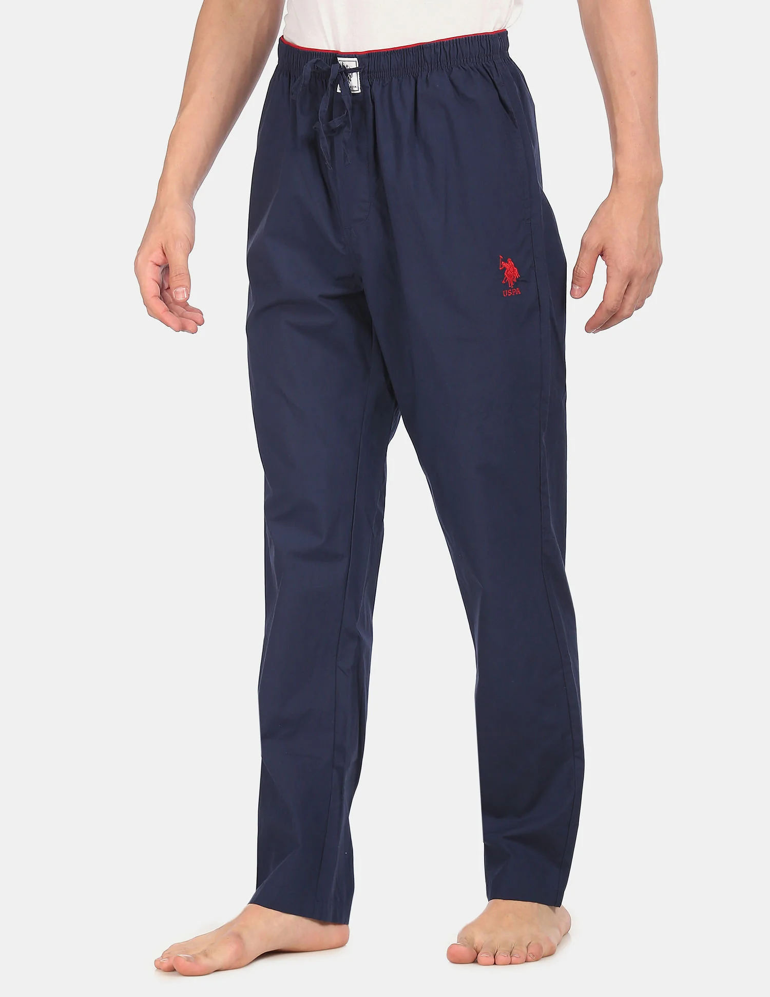 Comfort Fit Solid Cotton I690 Lounge Pants - Pack Of 1 - Image 3
