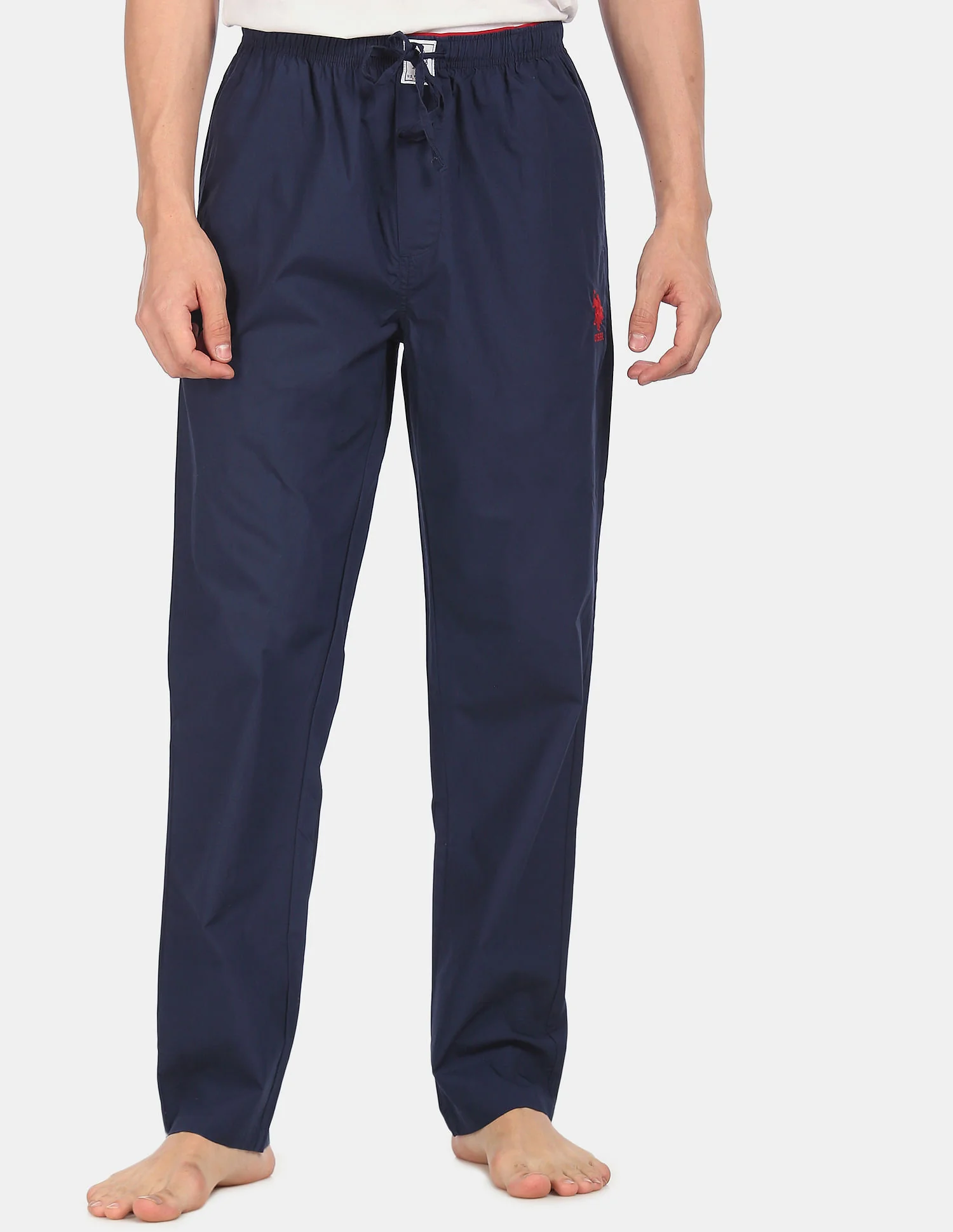 Comfort Fit Solid Cotton I690 Lounge Pants - Pack Of 1 - Image 6