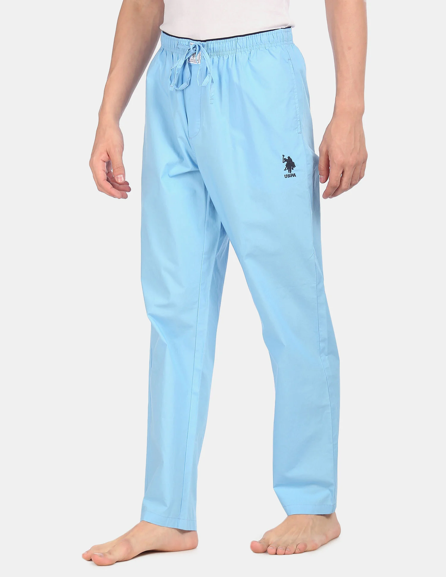 Comfort Fit Solid Cotton I690 Lounge Pants - Pack Of 1 - Image 3